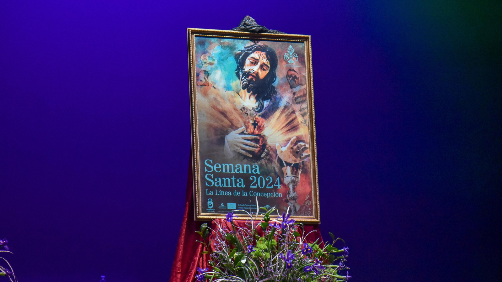 La presentación del cartel de oficial de la Semana Santa de La Línea 2024, en imágenes