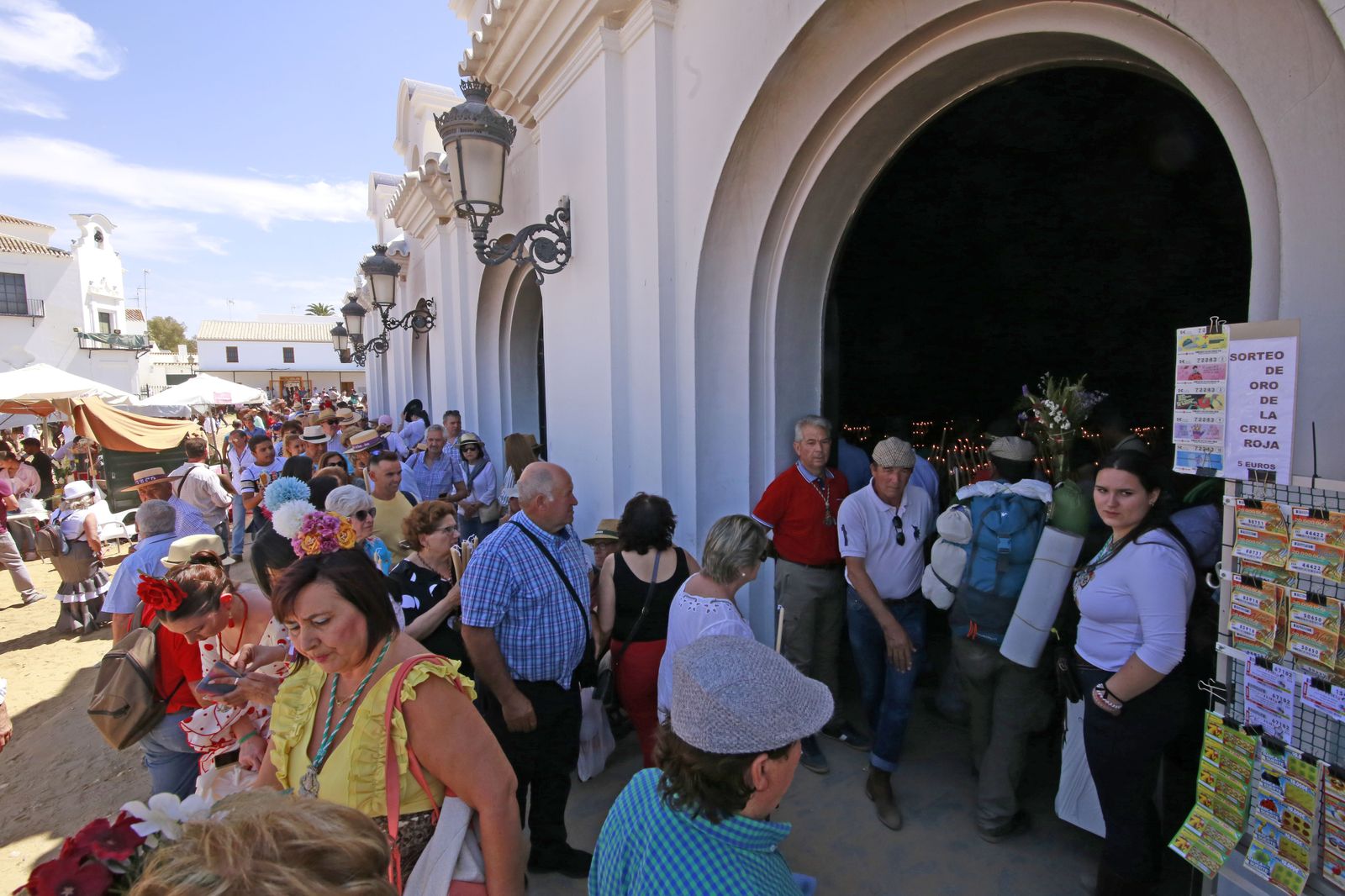 Imágenes del domingo de descanso en El Rocio