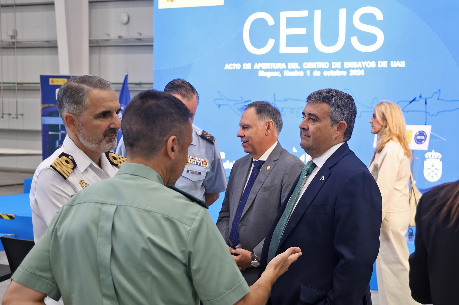Imágenes de la inauguración del CEUS por Pedro Sánchez en Moguer