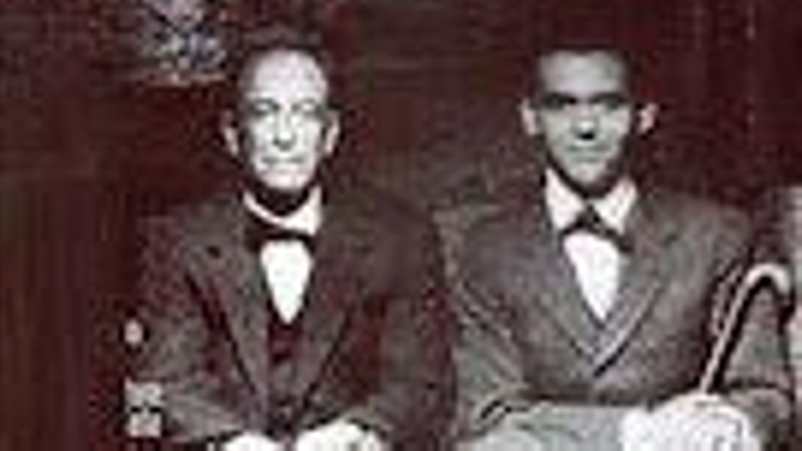 Falla y Lorca en una imagen de archivo.