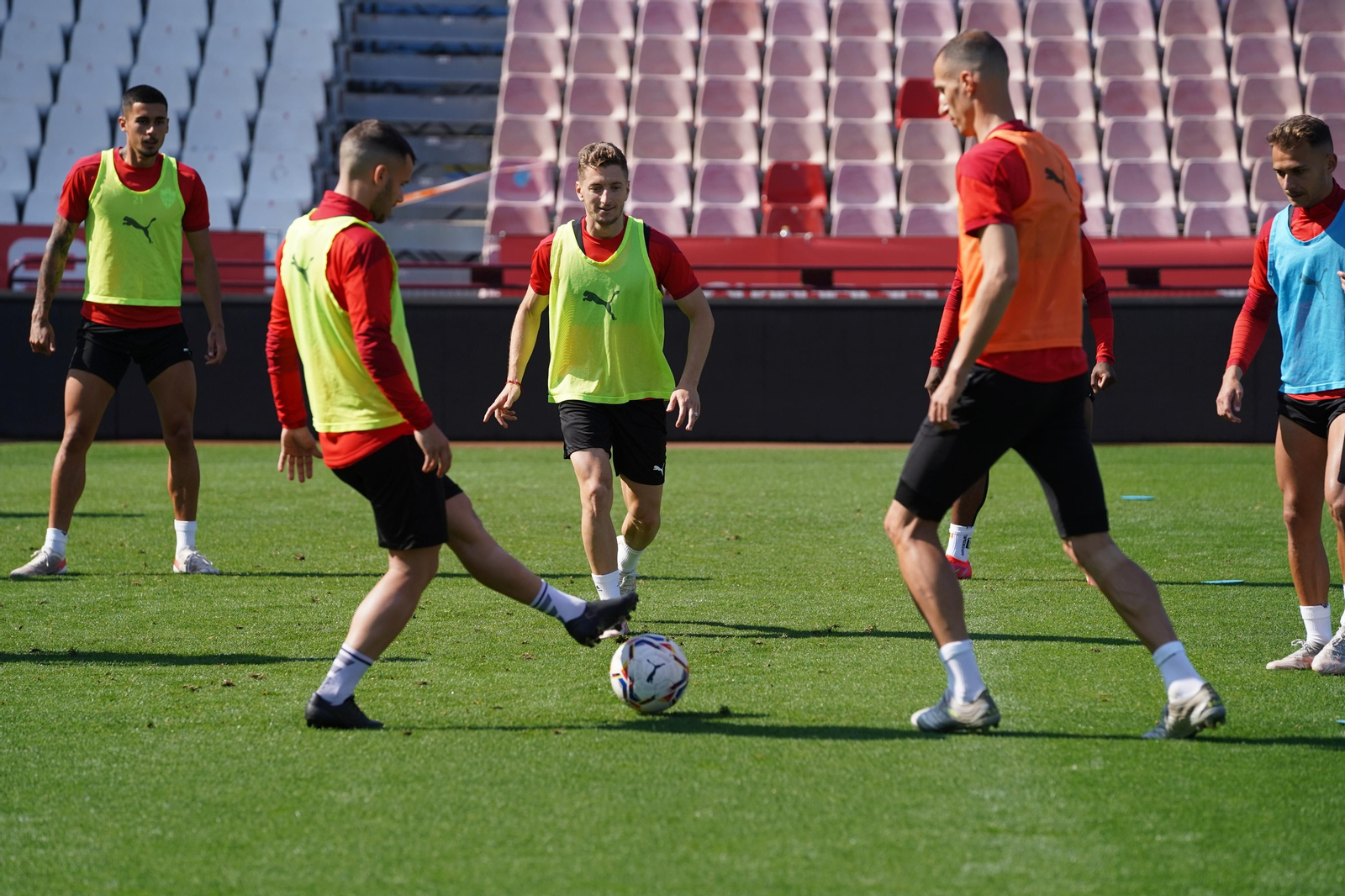 Entrenamiento del Almería, jueves 6