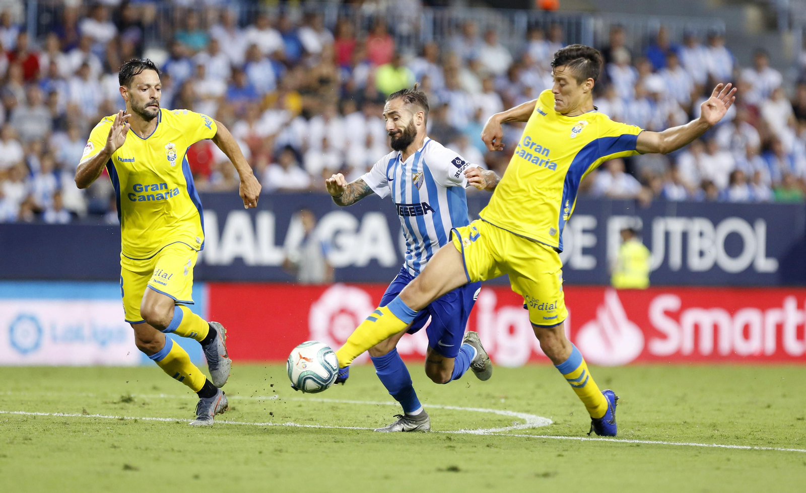 El Málaga CF-Las Palmas, en fotos