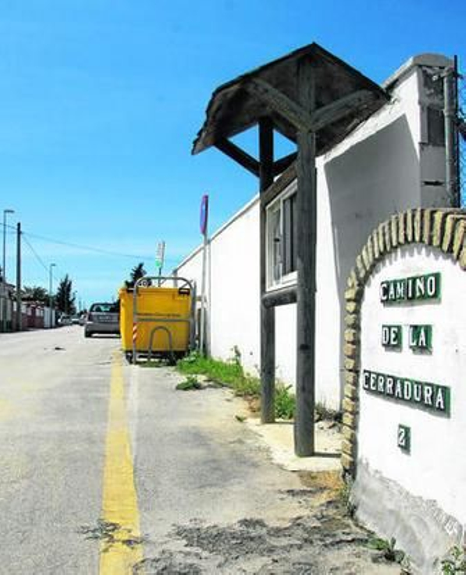 Una de las calles de la Rana Verde por donde pasarán las tuberías.