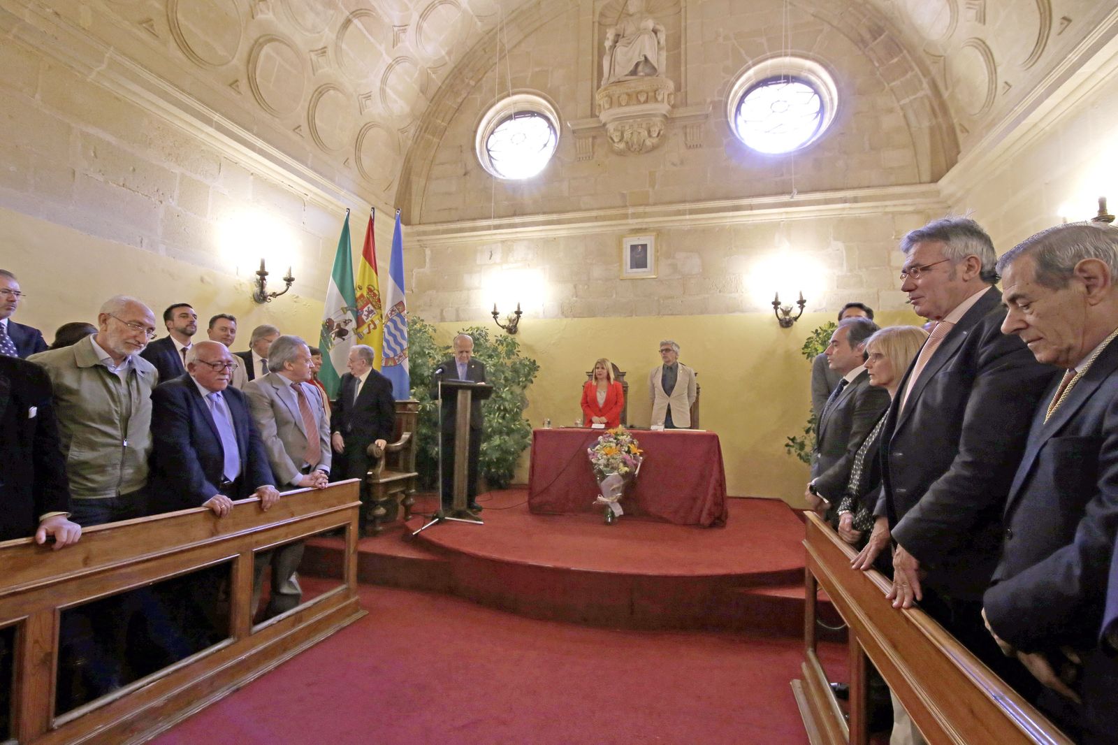 Imágenes del acto institucional del 40 aniversario de las primeras elecciones municipales