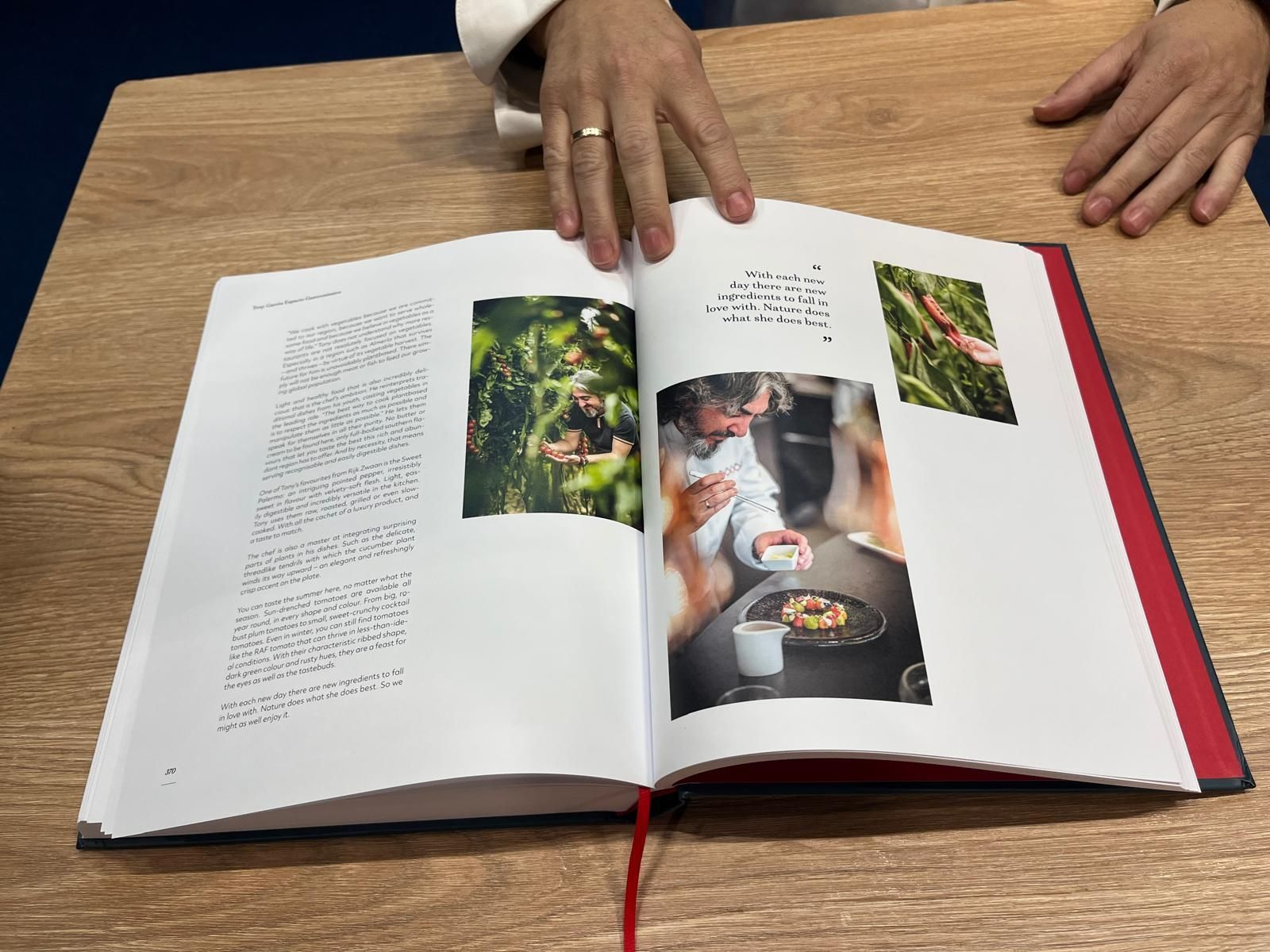 Tony García renueva en Londres el reconocimiento a su cocina verde: "Es un homenaje a los agricultores de Almería"