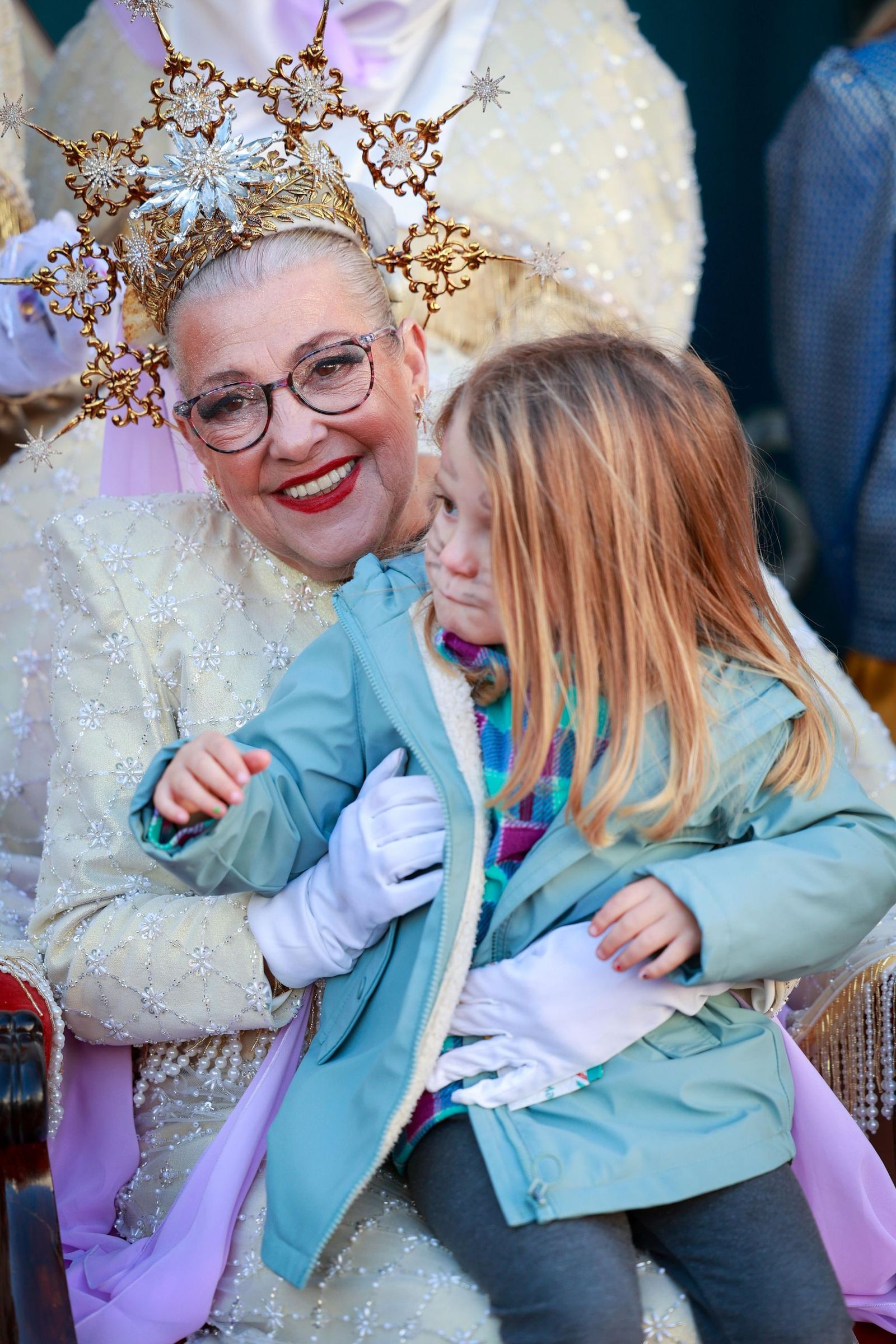 Los Reyes Magos, en la Comandancia de la Guardia Civil en Cádiz.