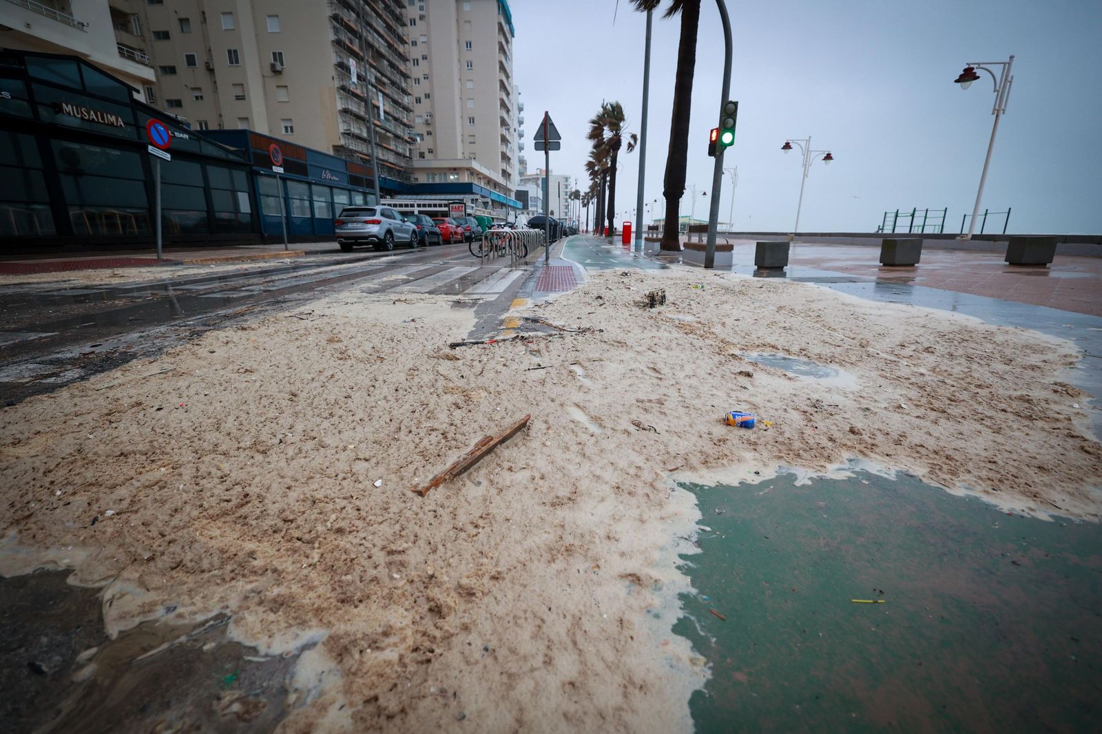 El Paseo Marítimo de Cádiz.