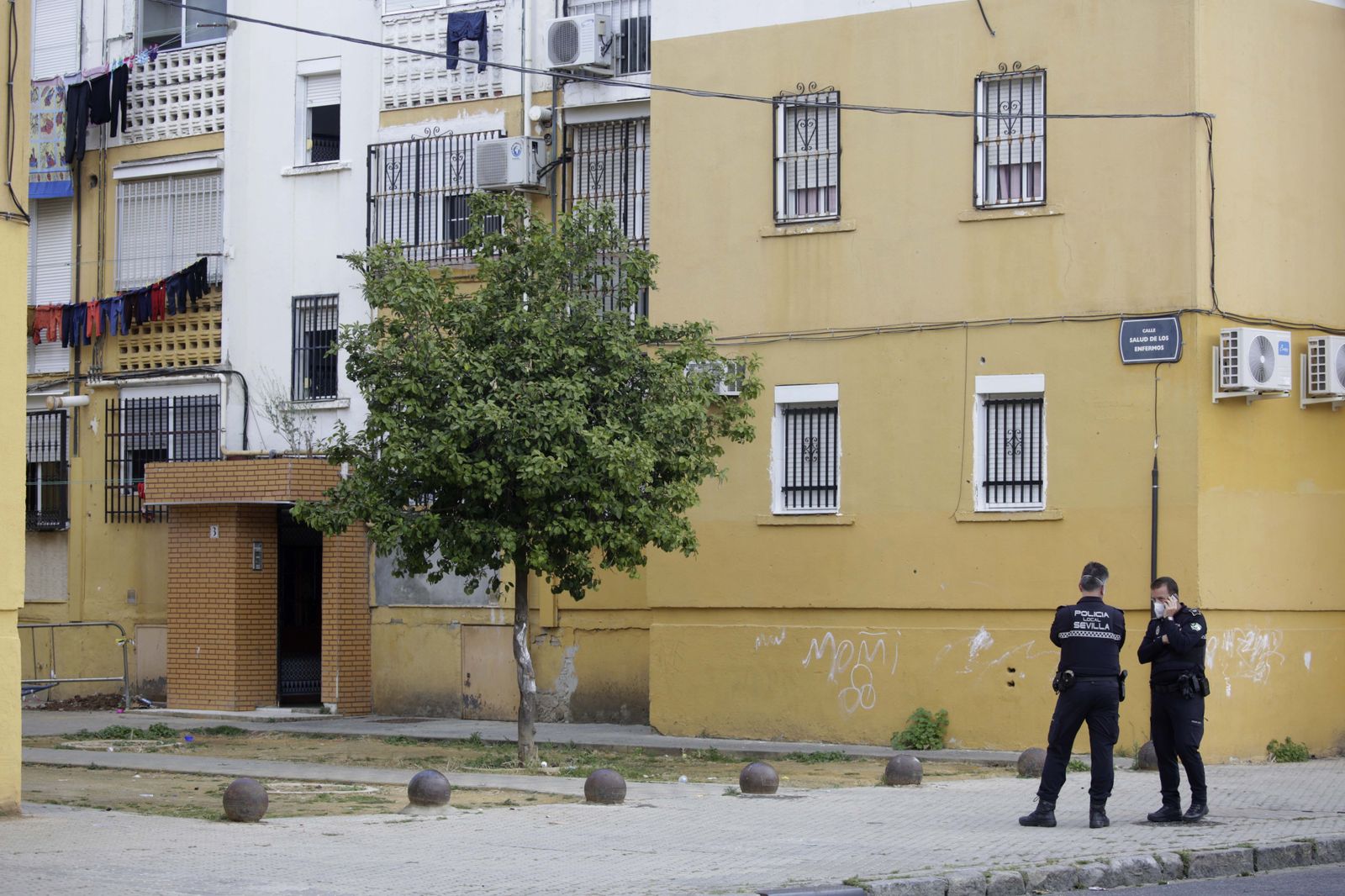 Imágenes del dispositivo policial para encontrar al autor del atropello