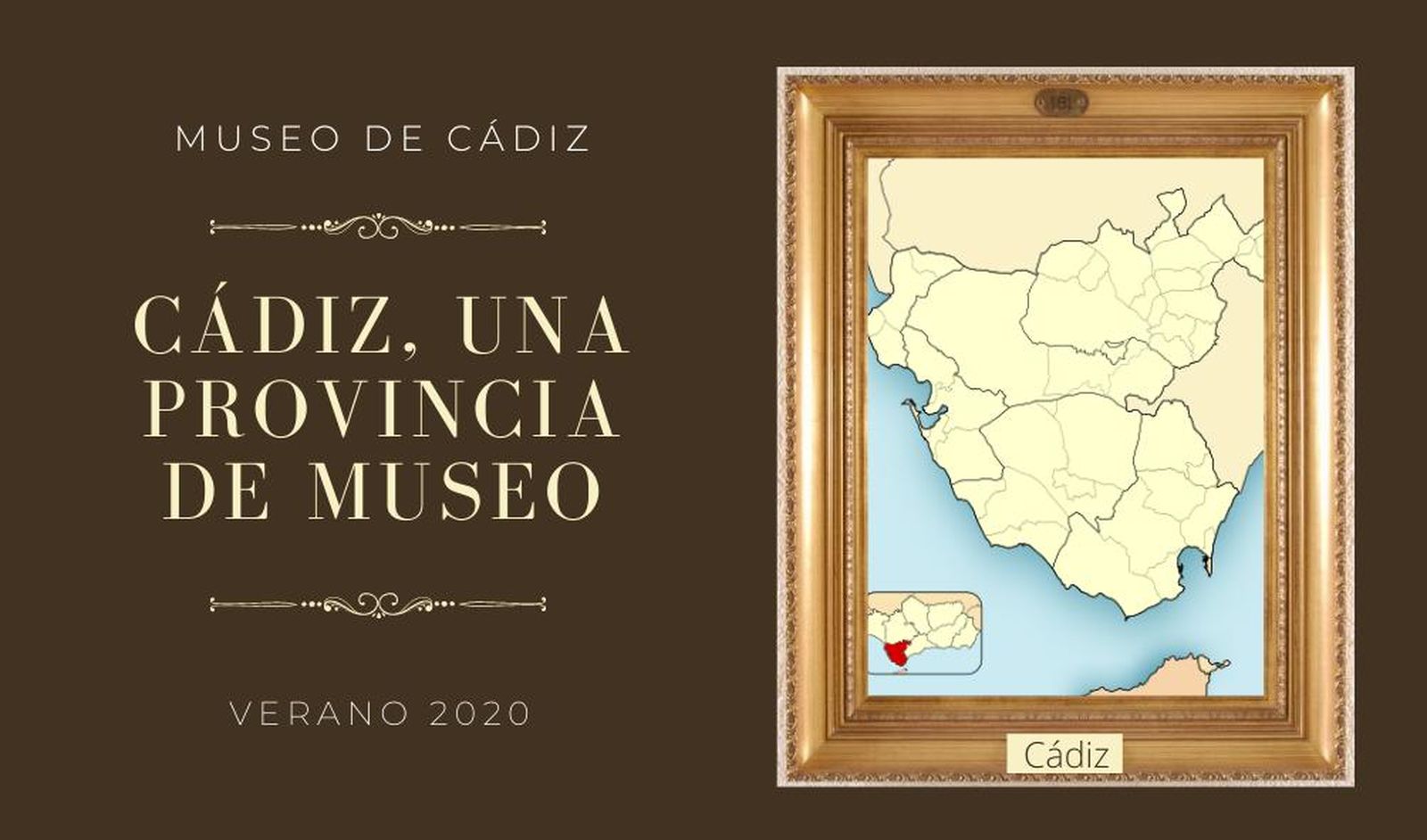 Cartel de la nueva actividad en el Museo de Cádiz.