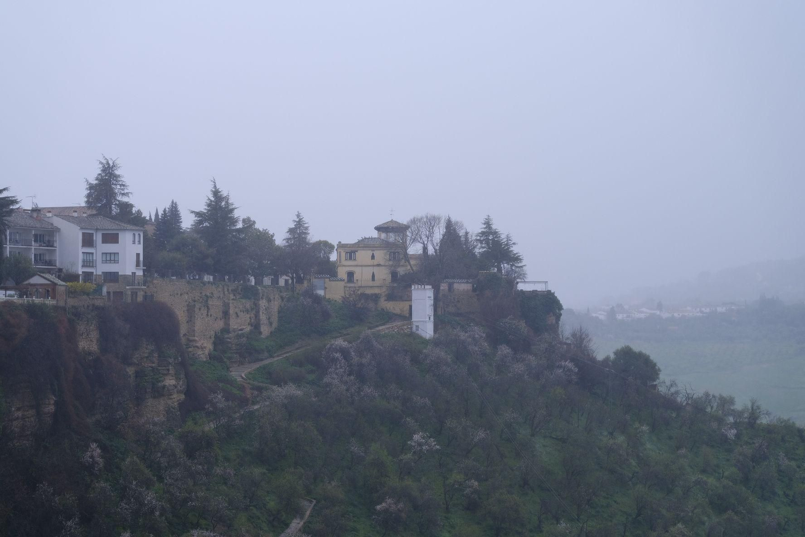 Las imágenes de la lluvia de la borrasca Karlotta en Ronda Las imágenes de la lluvia de la borrasca Karlotta en Ronda