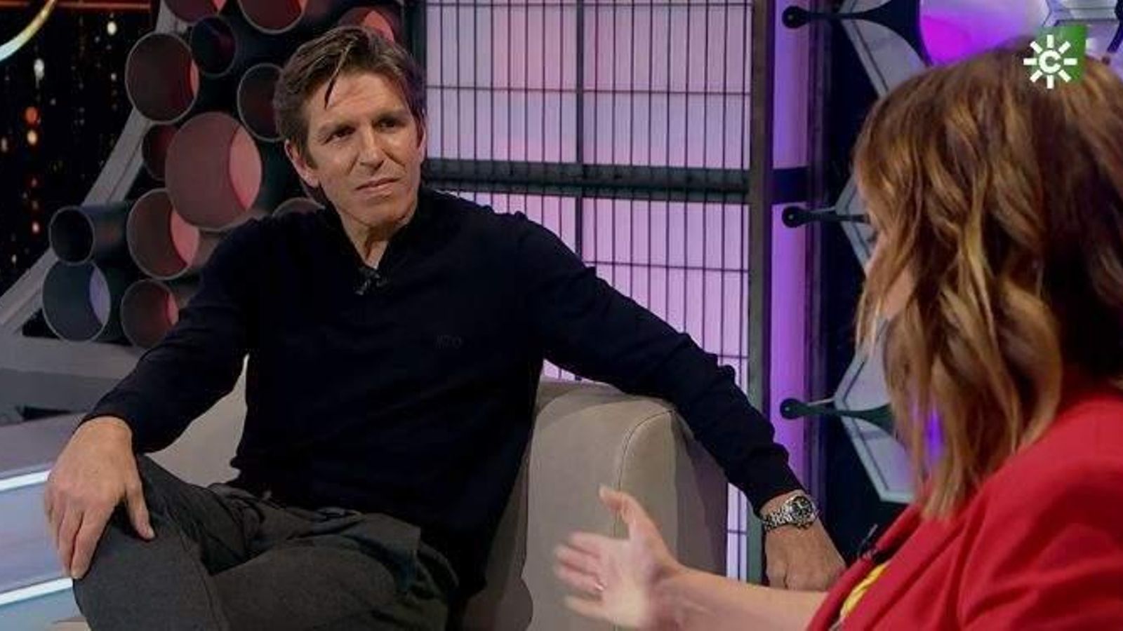 'El Cordobés', en un momento de la entrevista con Toñi Moreno.