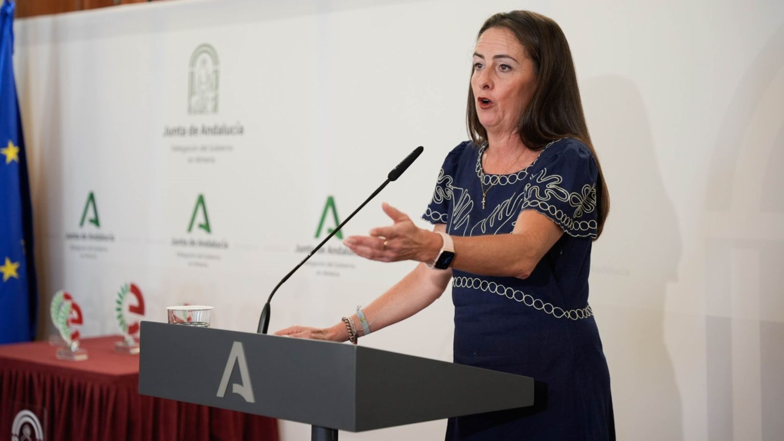 La delegada de la Junta de Andalucía en Almería, Aránzazu Martín, en un acto reciente.