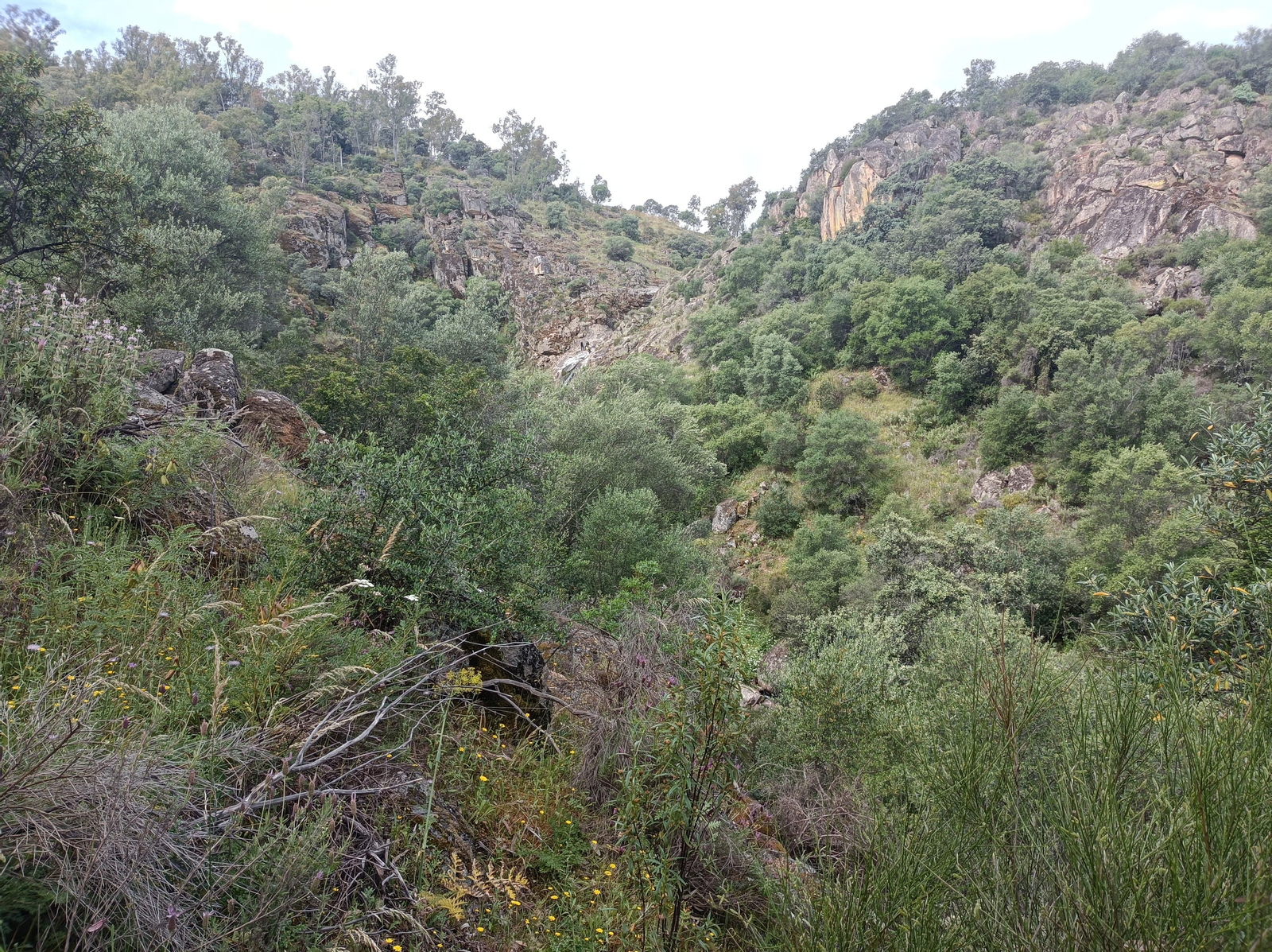 Imágenes de la georruta de El Chorro, en Almadén de la Plata