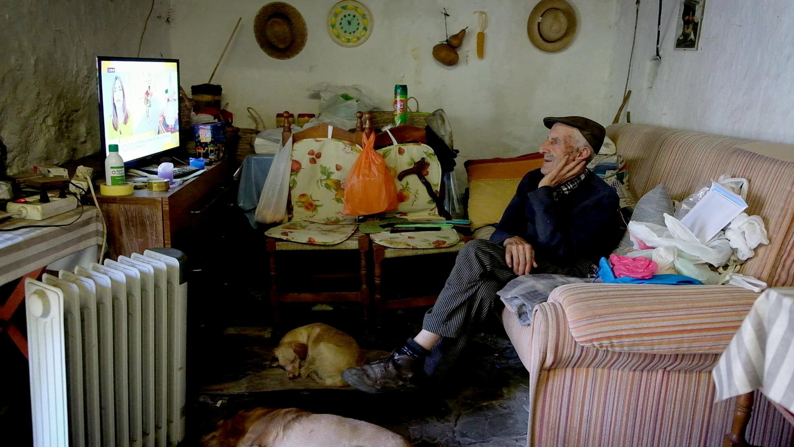 Fotos de Ignacio Morales durante el rodaje del documental "El oasis"