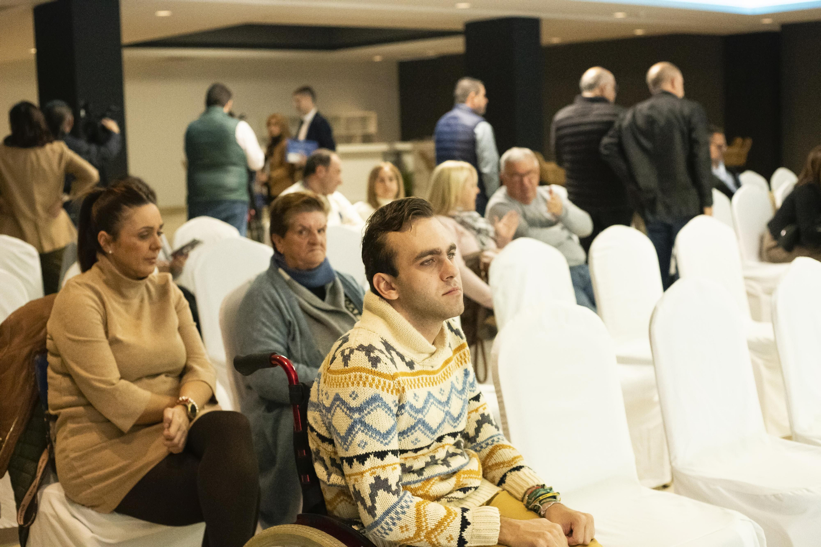 La presentación del nuevo calendario solidario de Aspace en imágenes