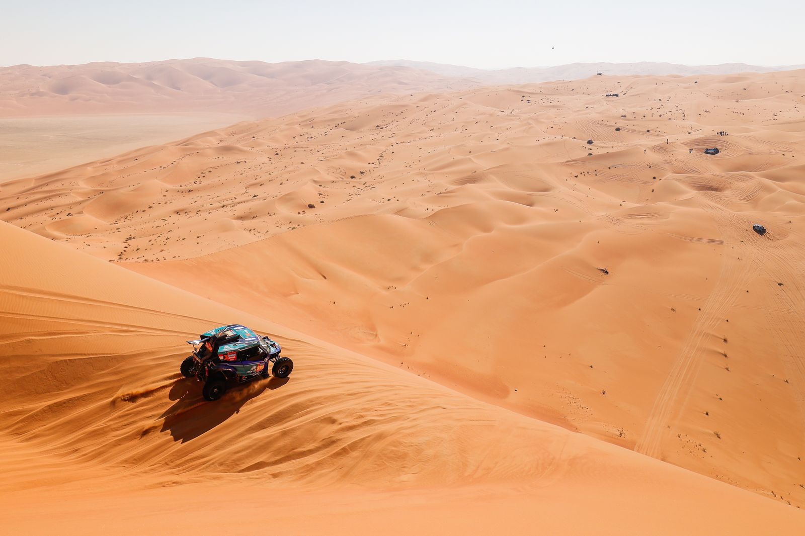 Las mejores fotos del Dakar por las dunas