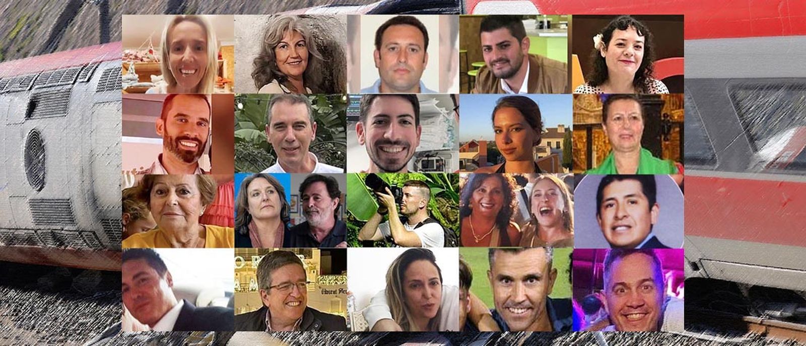 Las vidas truncadas por el accidente ferroviario