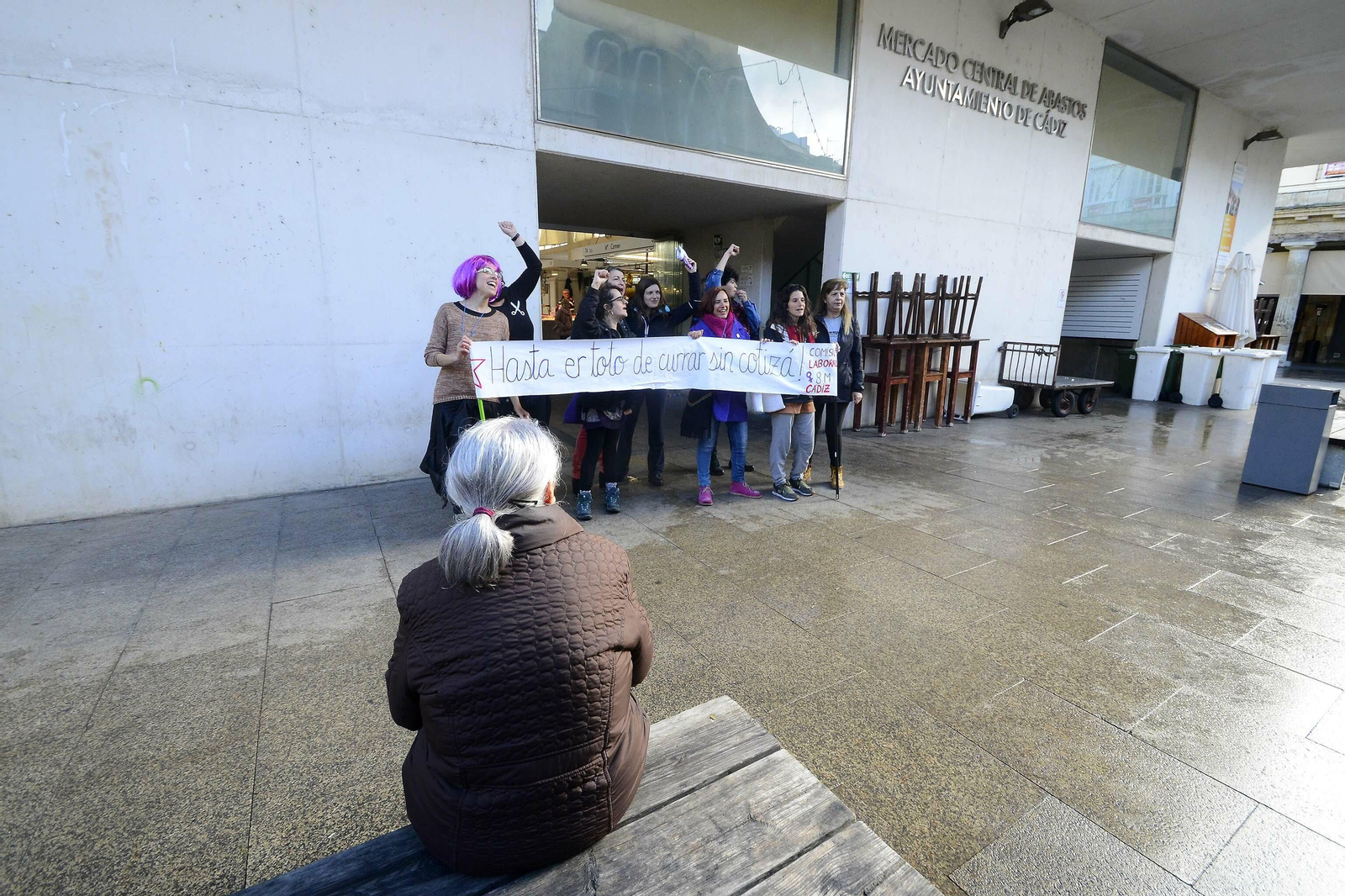 Imágenes de la celebración del 8M en Cádiz