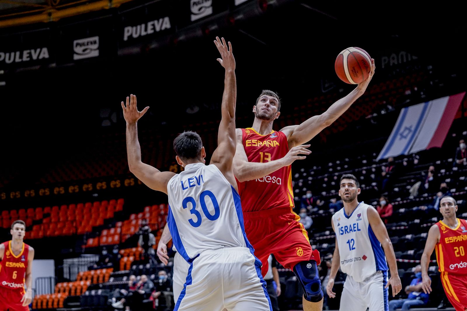 Las fotos de los jugadores del Unicaja en el Israel-España