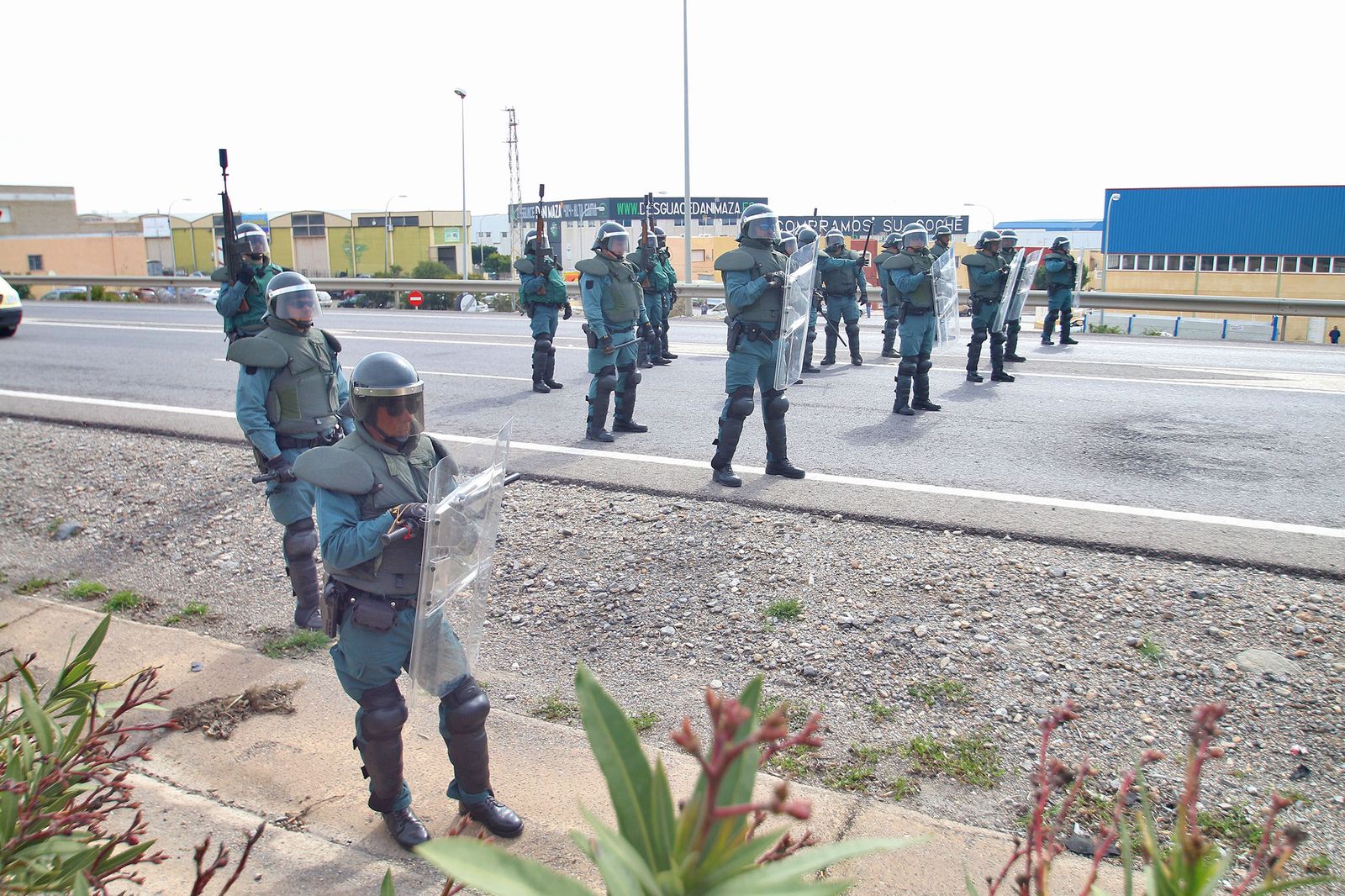 Las imágenes de la manifestación de agricultores