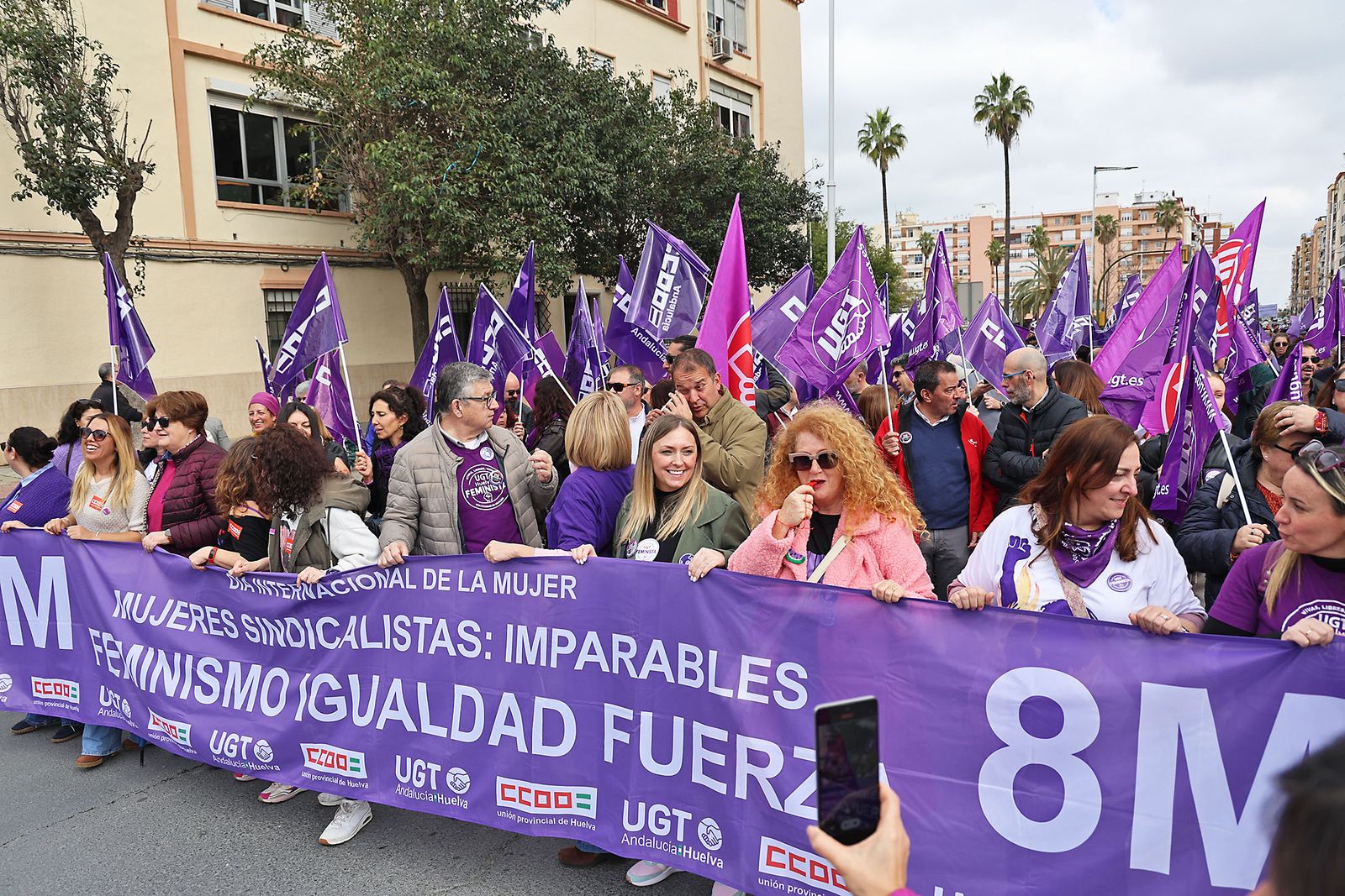 8M: Las fotografías de la manifestación del Día de la Mujer