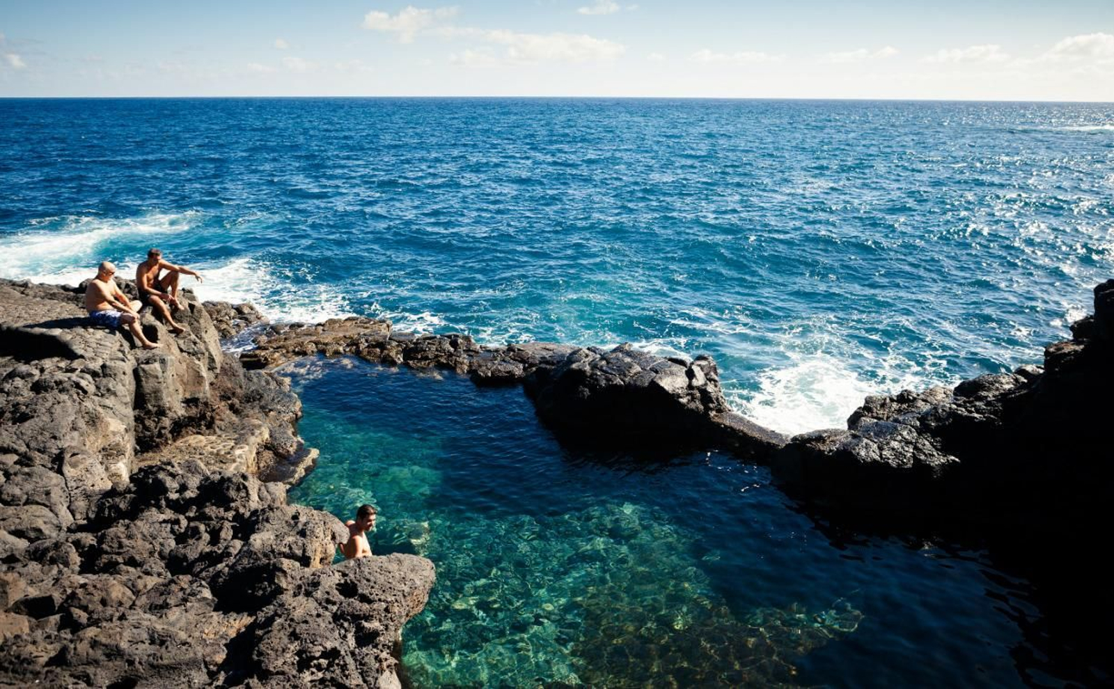 Piscinas naturales en La Palma