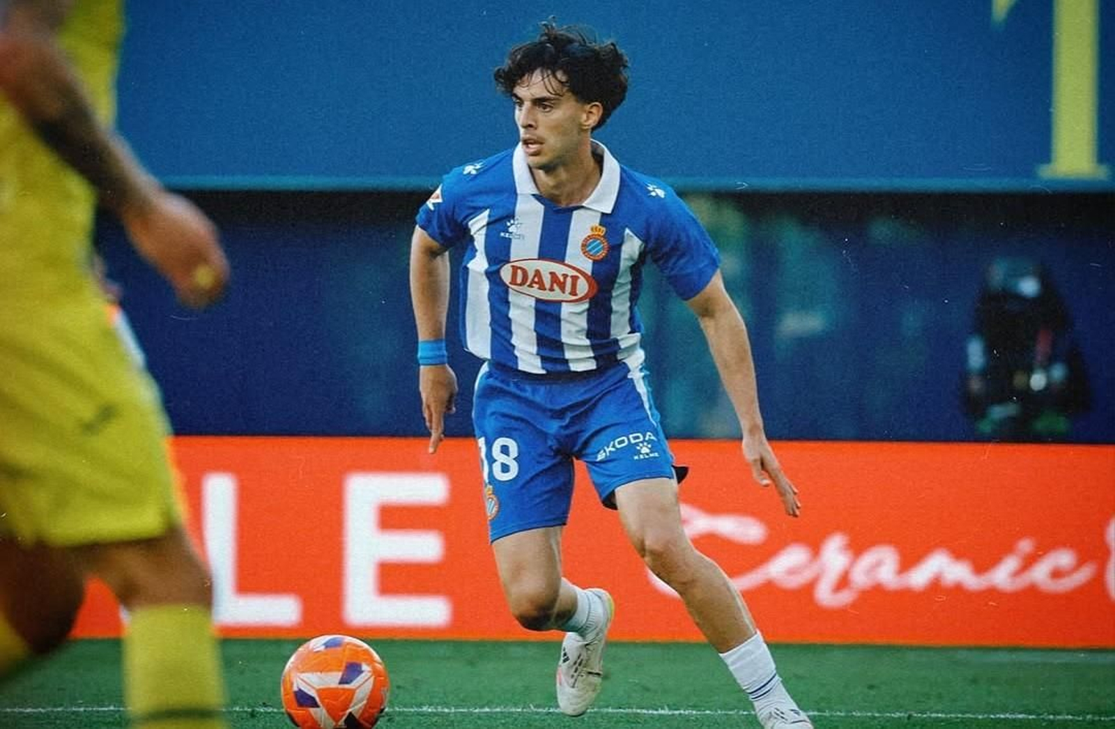 Álvaro Aguado, durante un partido de esta temporada.