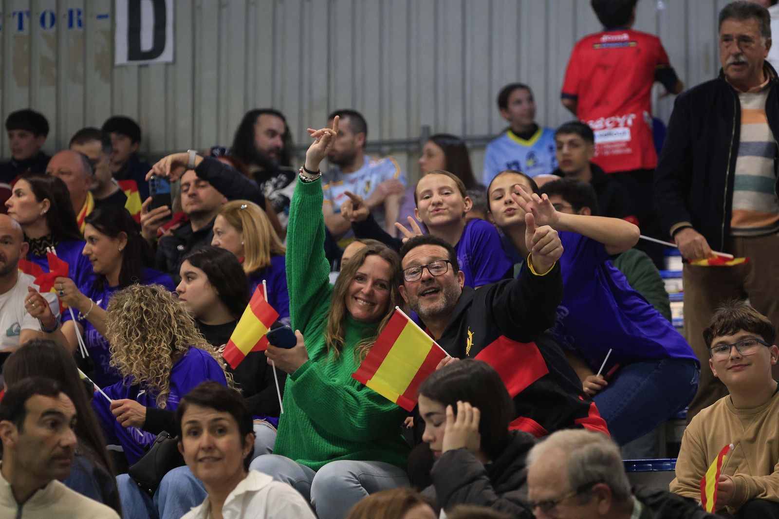 Búscate en el Juan Carlos Mateo de Algeciras durante el España-Austria del preeuropeo  femenino