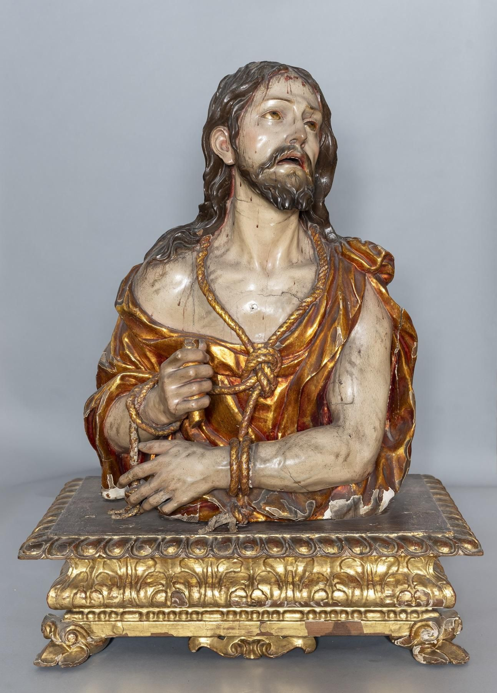 El ecce homo atribuido a Pedro Roldán.