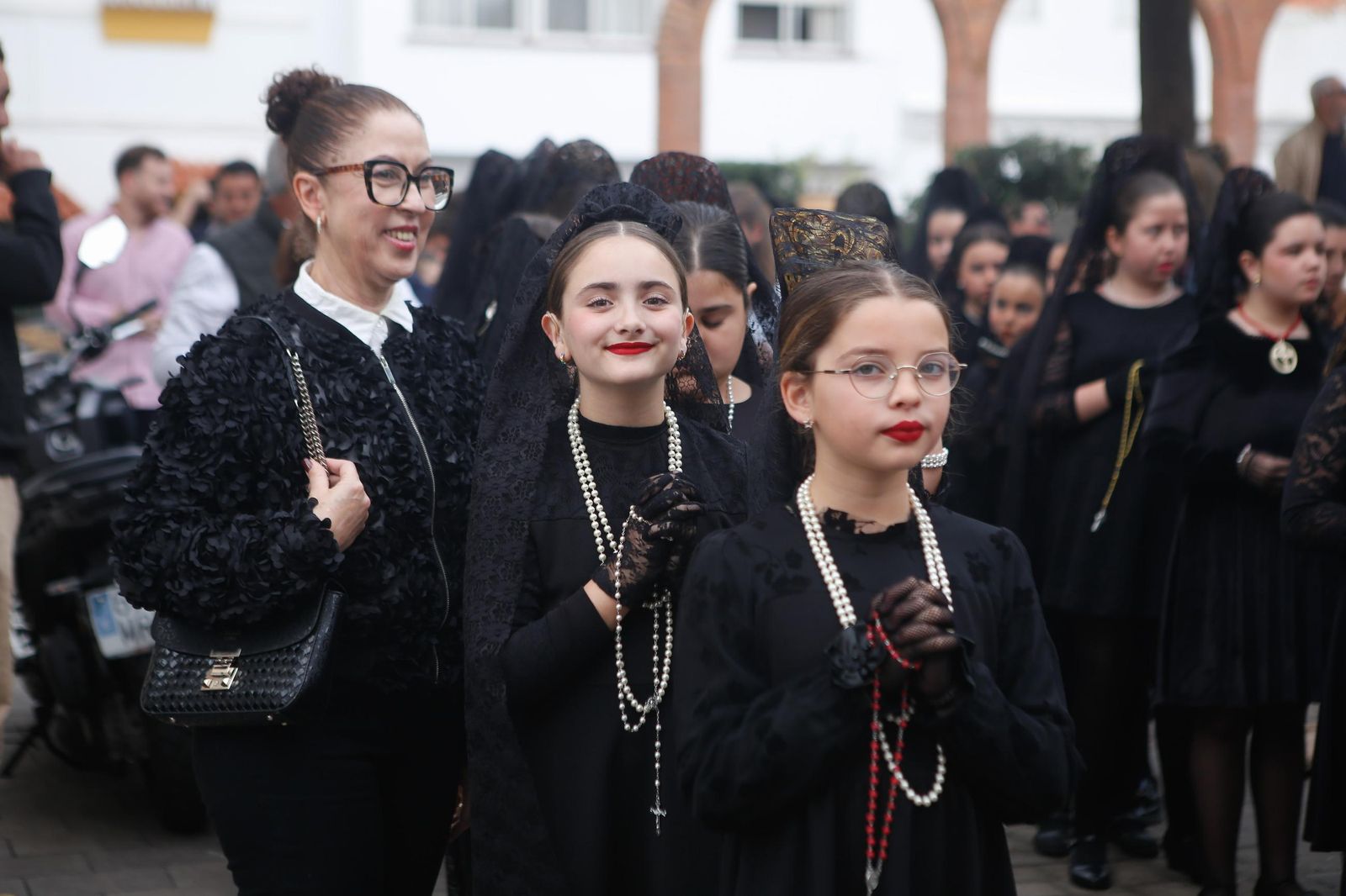 Fotos de la procesión infantil del colegio Nuestra Señora de los Milagros de Algeciras