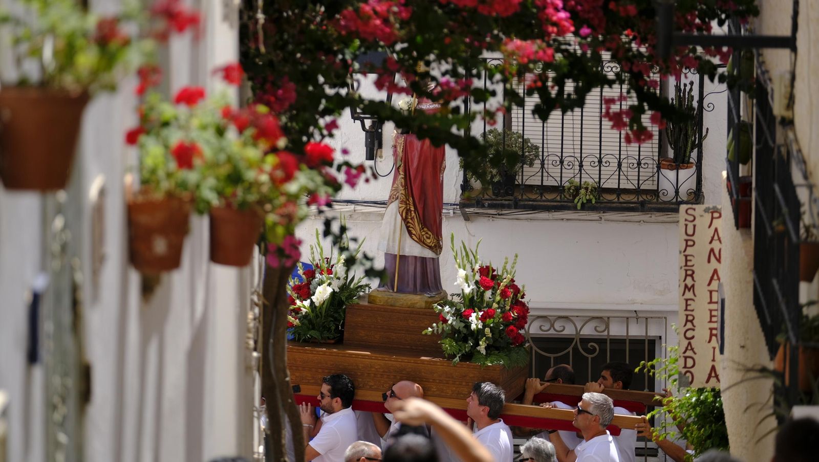 La Procesión de San Agustín en Mojácar, en imágenes
