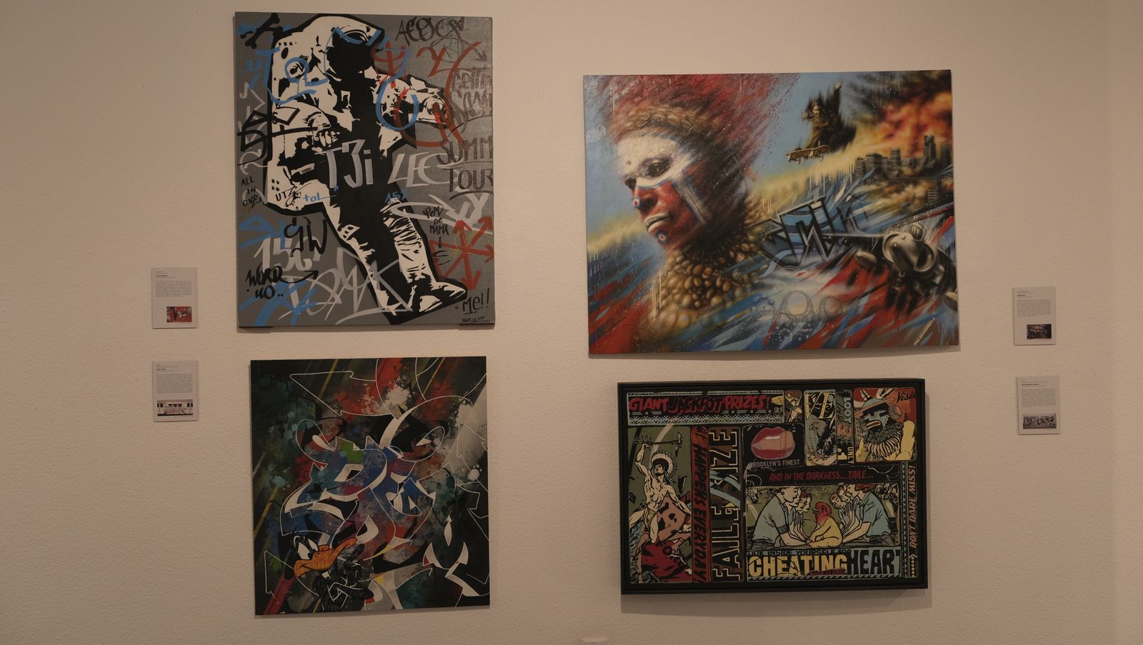 Imágenes de la exposición 'De la Calle al Museo'. Museo de Arte de Almería