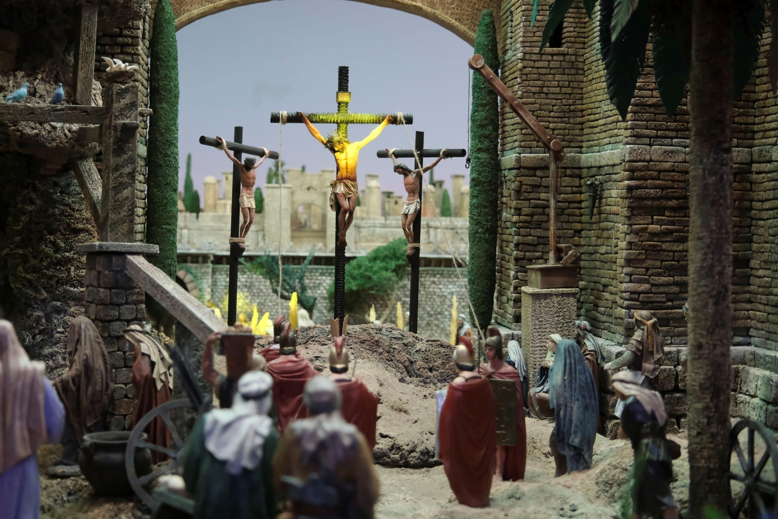 La Semana Santa en miniatura de la barriada de Levante en Córdoba, en imágenes