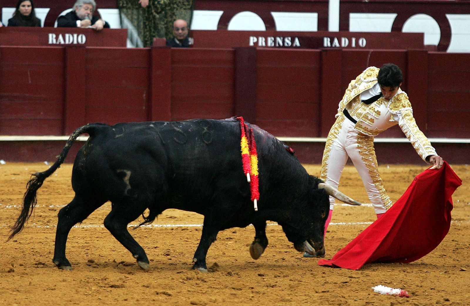Cayetano, en una corrida celebrada en La Malagueta en 2007.