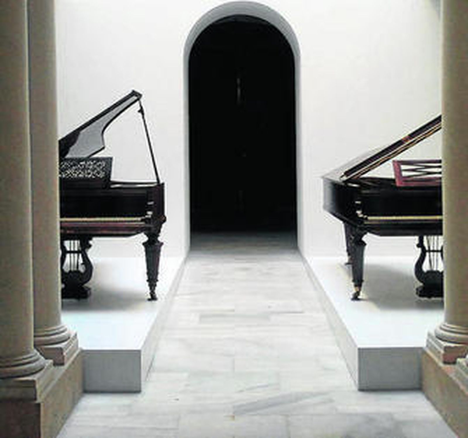 El interior del edificio.