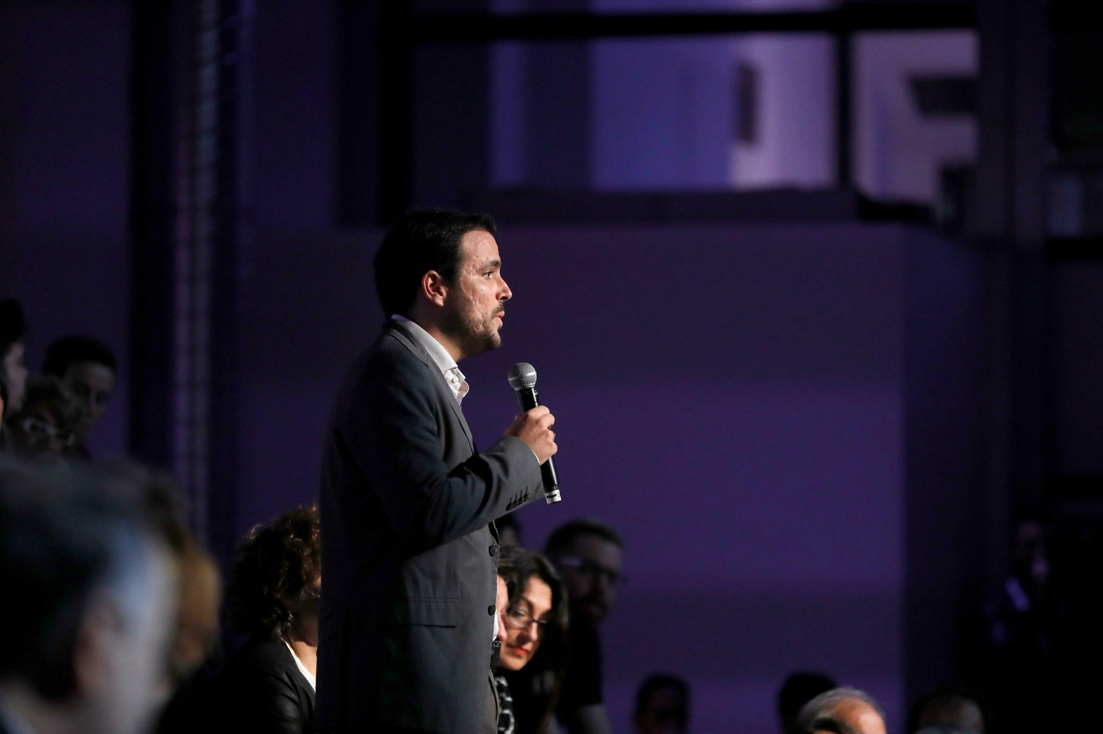 Unidas Podemos celebra un mitin en Madrid con Irene Montero y Alberto Garzón.