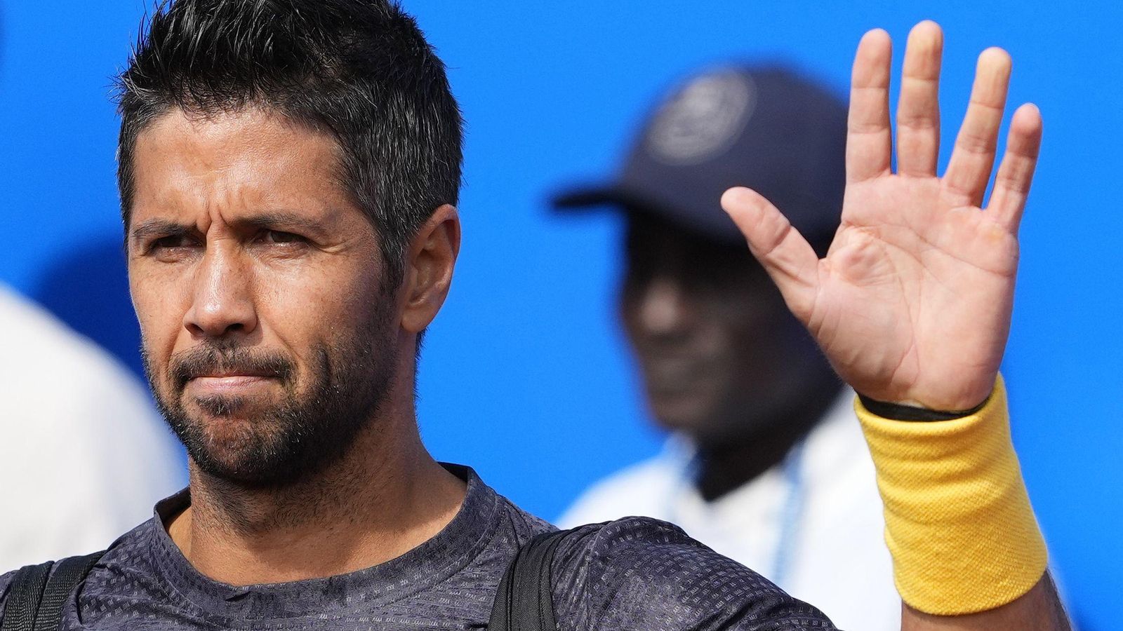 Fernando Verdasco durante el partido en el Barcelona Open Banc Sabadell-Trofeo Conde de Godó Fernando Verdasco durante el partido en el Barcelona Open Banc Sabadell-Trofeo Conde de Godó