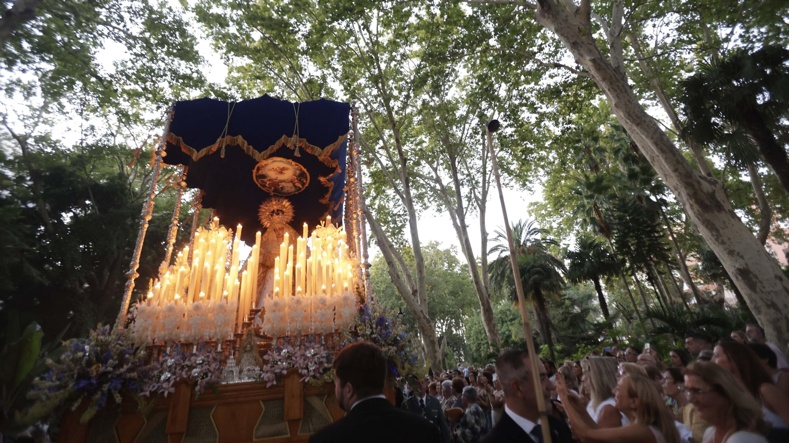 La Magna Mariana de Algeciras por el Parque María Cristina, en imágenes