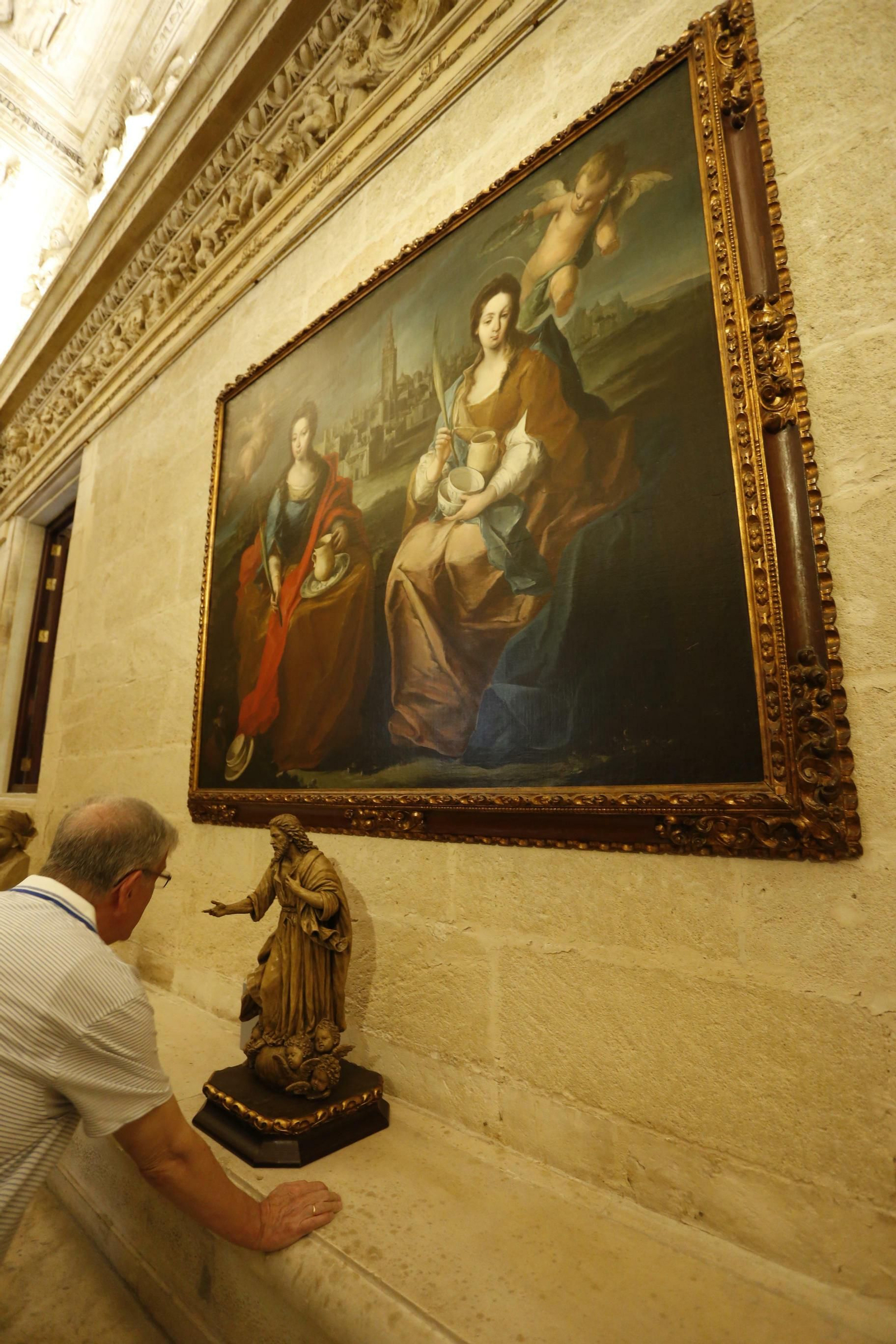 La exposición dedicada a Martínez Montañés en el Ayuntamiento de Sevilla