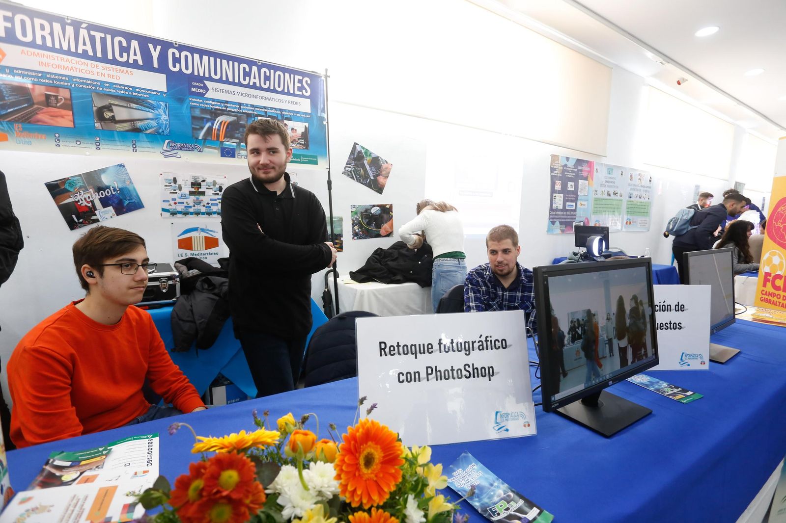 Las fotos de la XIII Feria de Ciclos Formativos Campo de Gibraltar en el Palacio de Congresos de La Línea