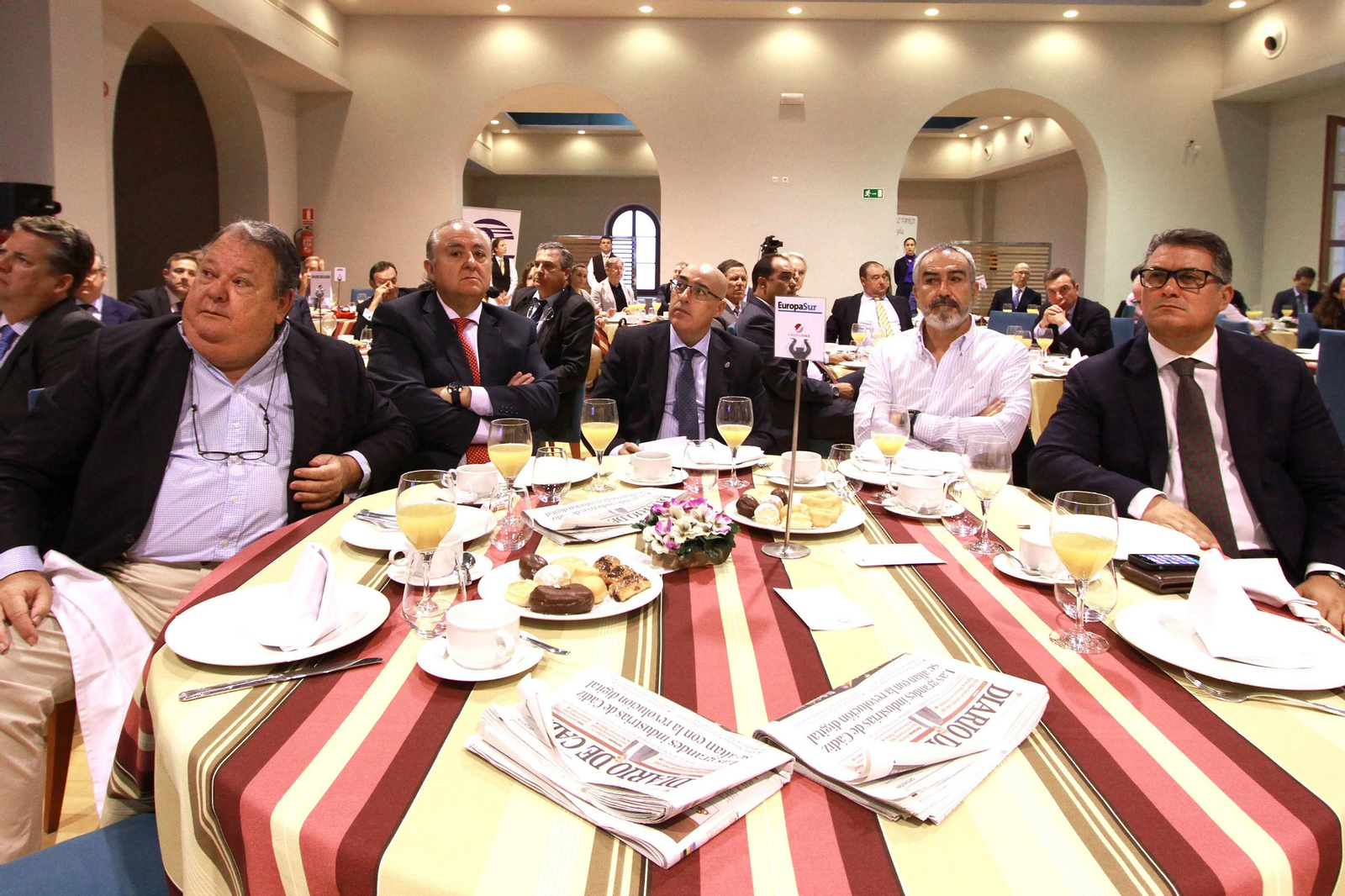 Nicolás Terry, Francisco Soto, Pascual Valiente, José María Vega e Ignacio Romaní.