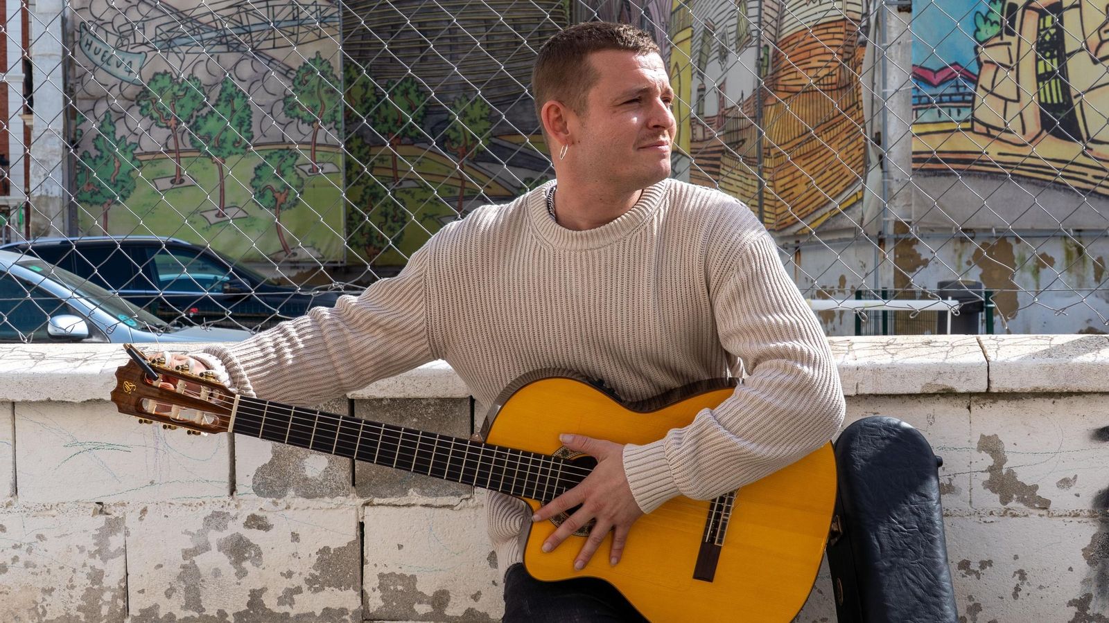 Daniel de Lourdes este jueves en Huelva.