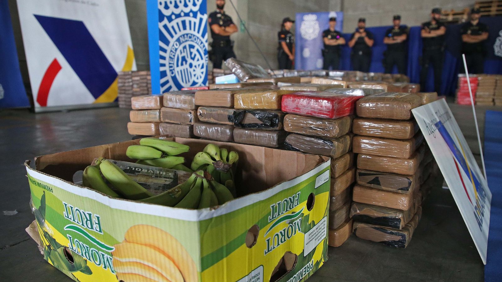 Fotos del alijo de cocaína de agosto del año pasado. Fotos del alijo de cocaína de agosto del año pasado.