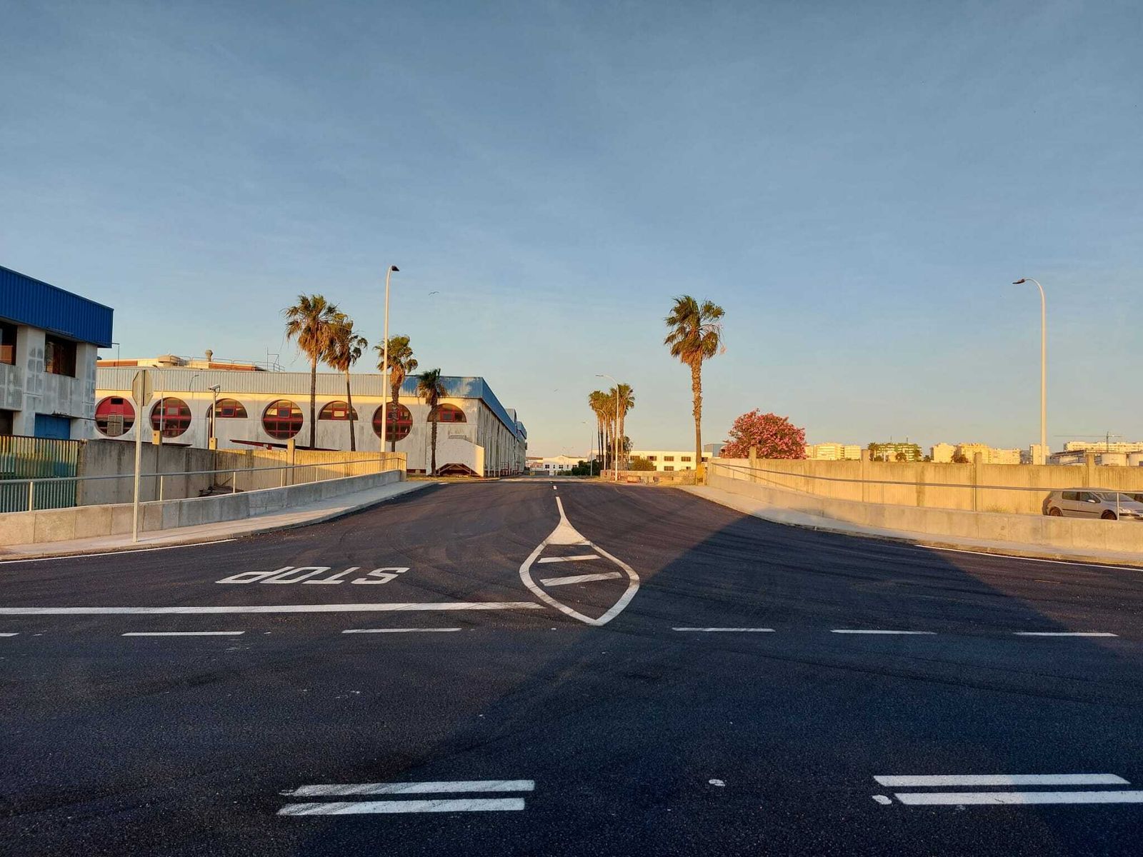 Imagen del nuevo acceso a Altadis.