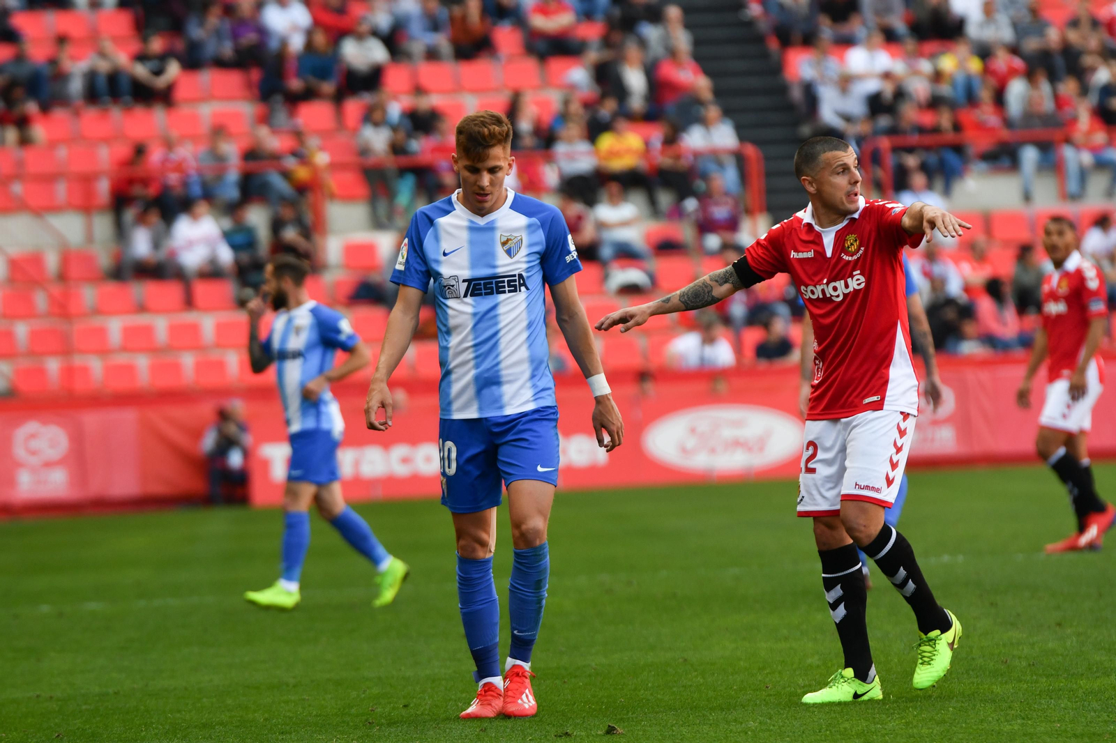 Las imágenes del Nàstic-Málaga