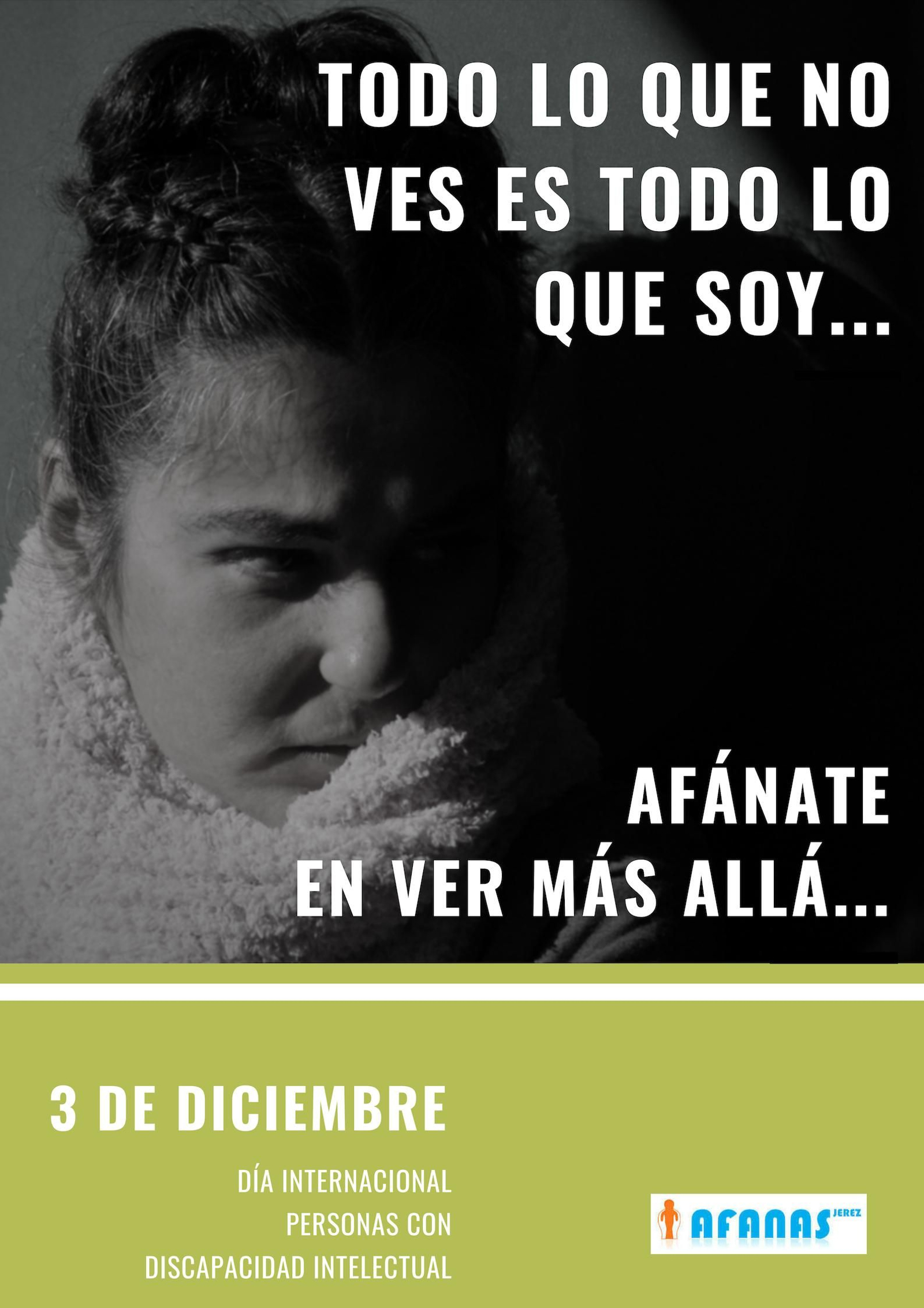Cartel de la campaña de sensibilización de Afanas.