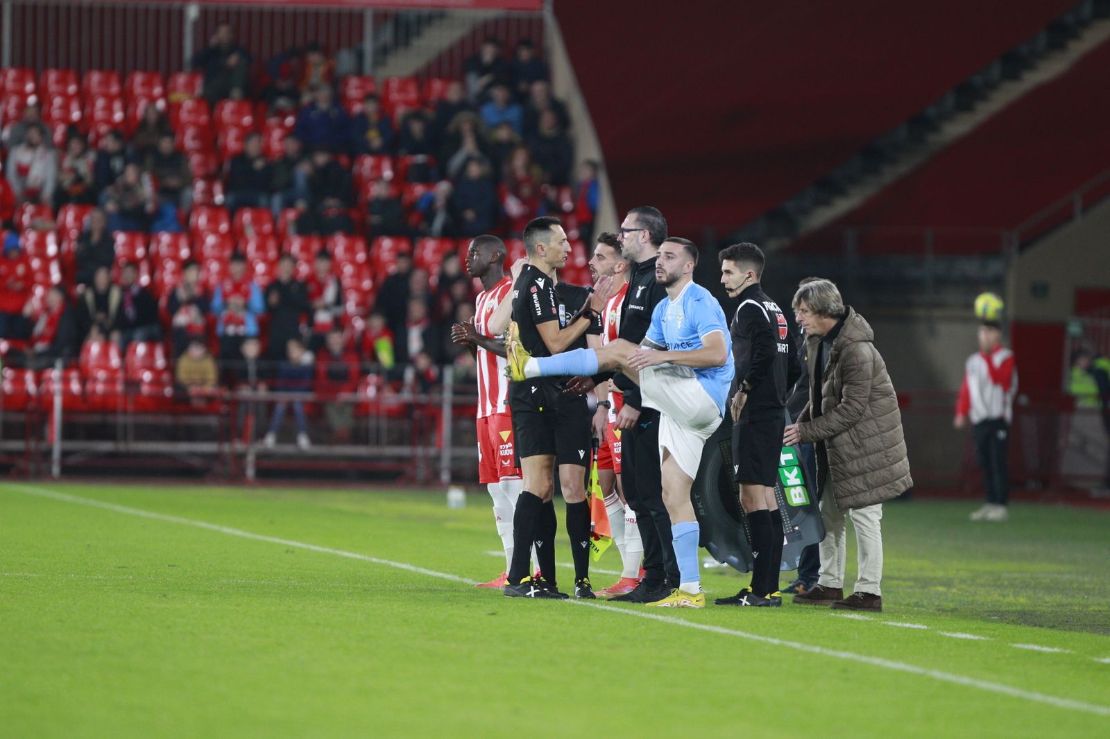 Imágenes del partido de fútbol amistoso U.D. Almería-Lazio