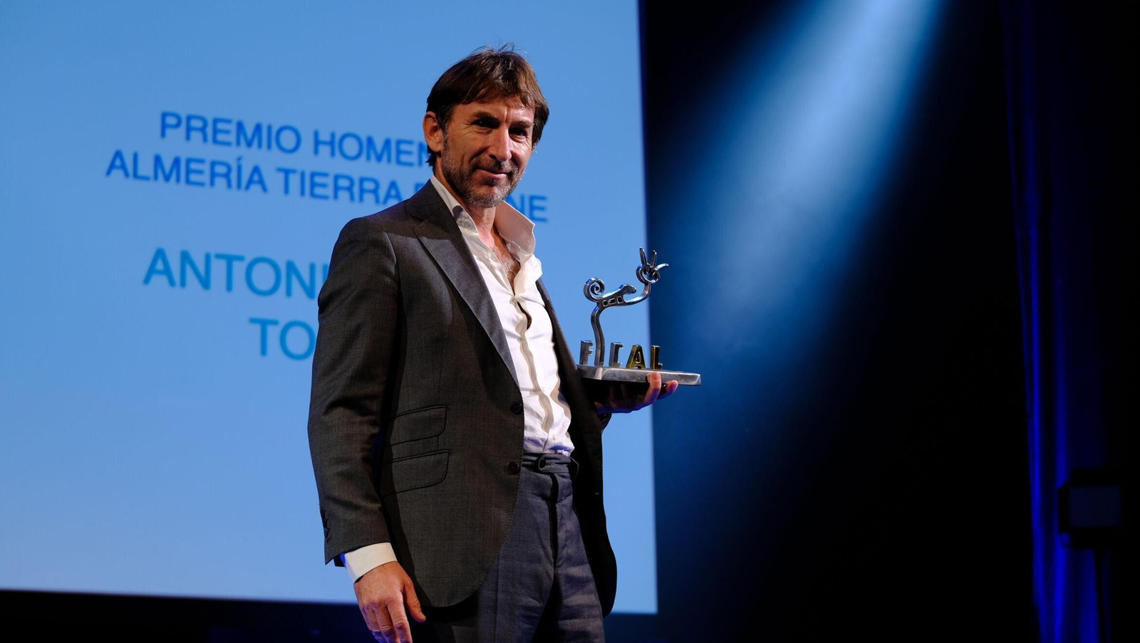 Antonio de la Torre, hace unos días, en Almería, donde recibió el Premio Almería Tierra de Cine.