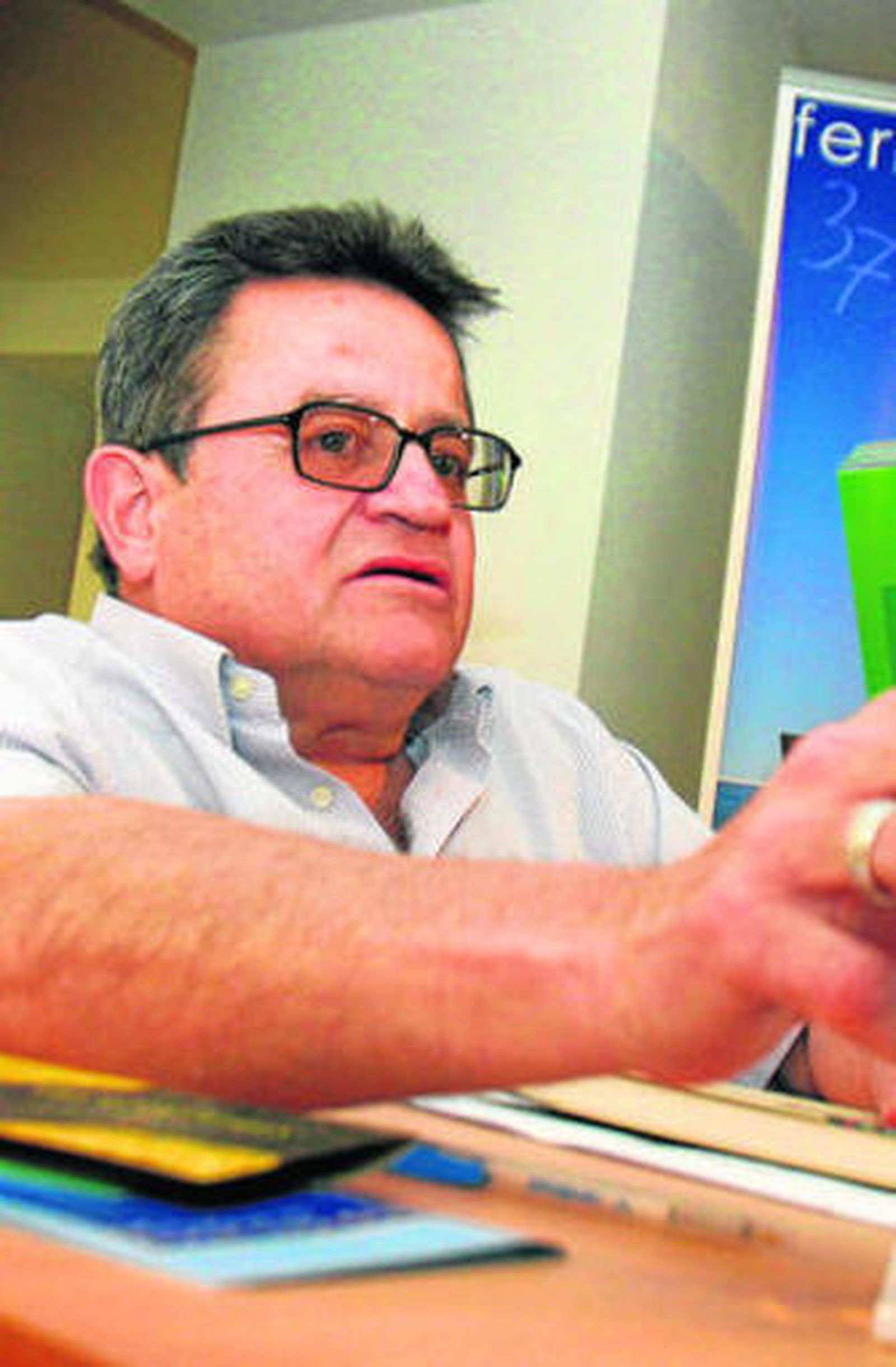 El poeta Jesús Fernández Palacios.