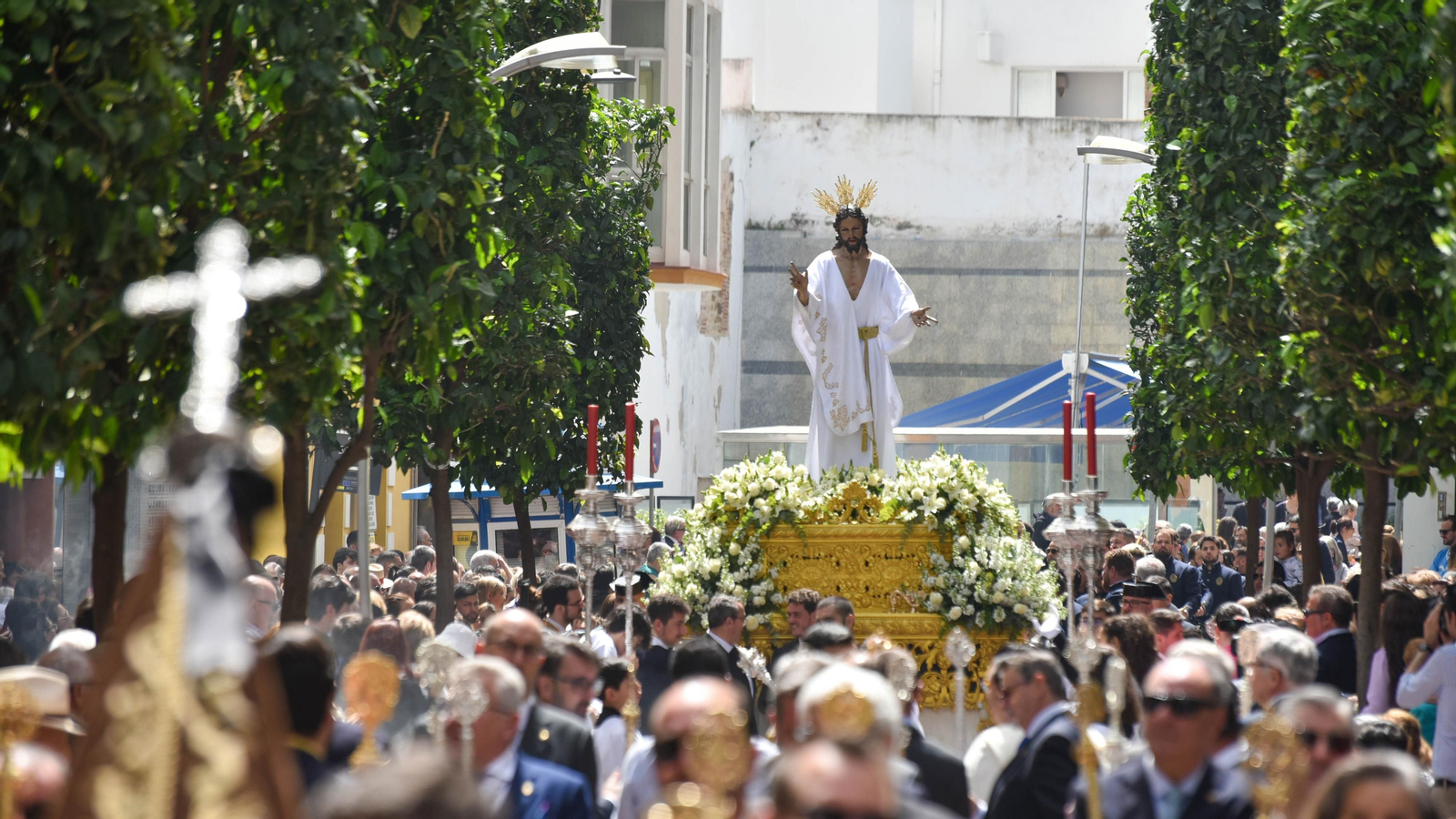 Fotos de la procesión del Resucitado en Algeciras